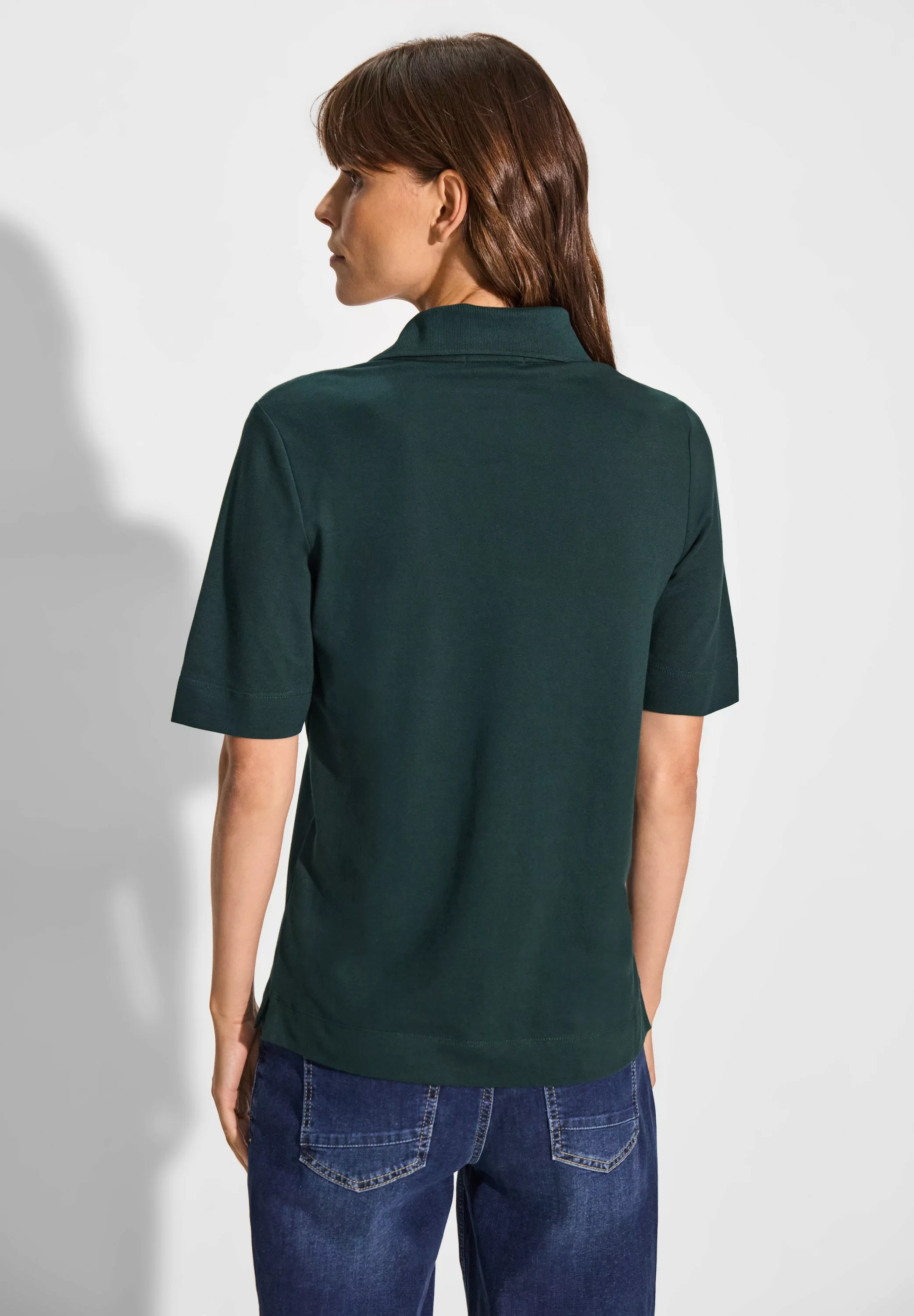 Cecil Poloshirt, aus softem Materialmix günstig online kaufen