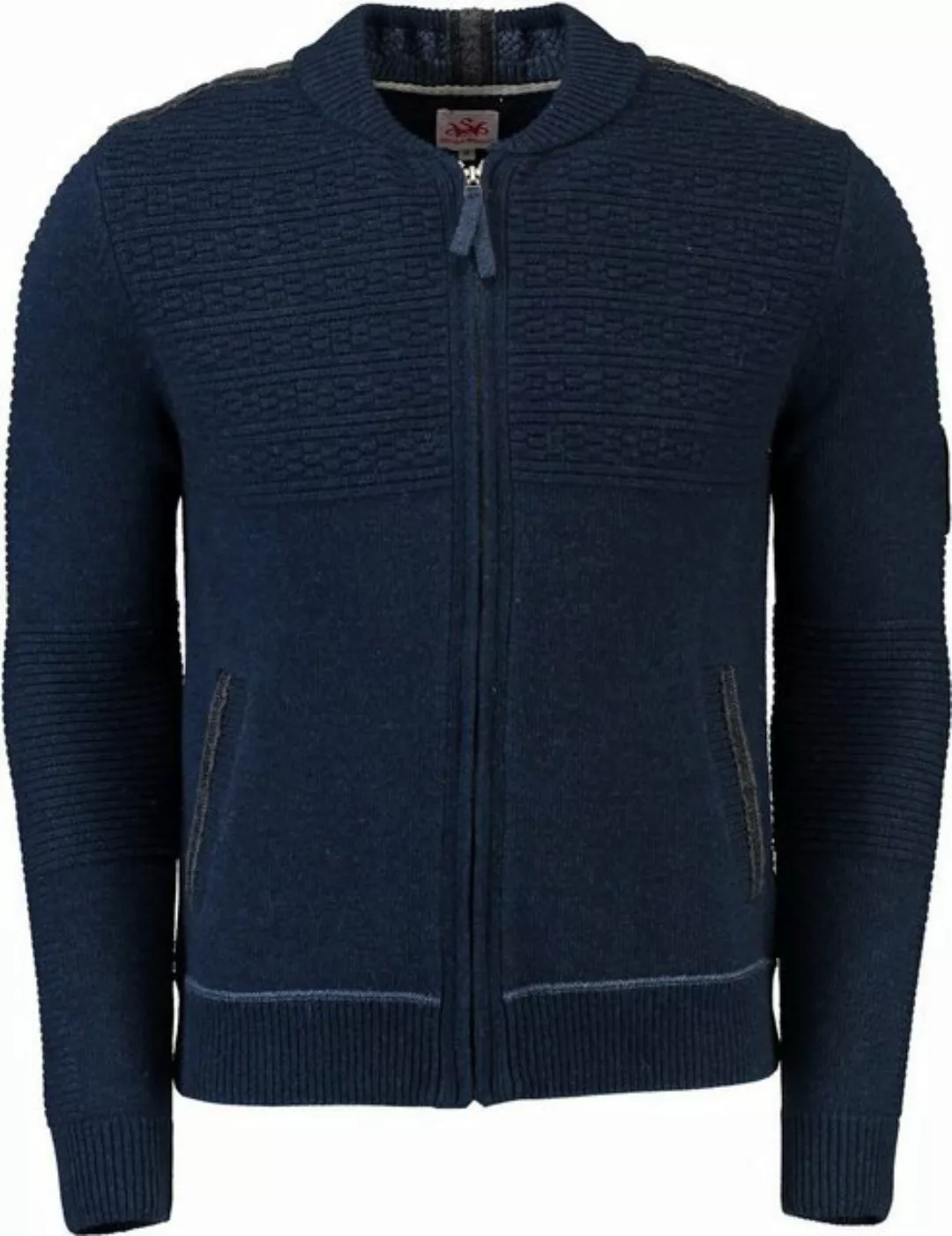 Spieth & Wensky Trachtenstrickjacke Strickjacke Herren - TALHEIM - marine, günstig online kaufen