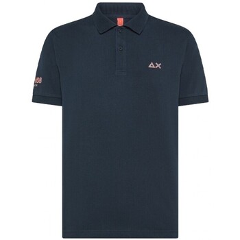 Sun68  T-Shirts & Poloshirts Sun68 Beach Poloshirt aus Jersey Blau günstig online kaufen