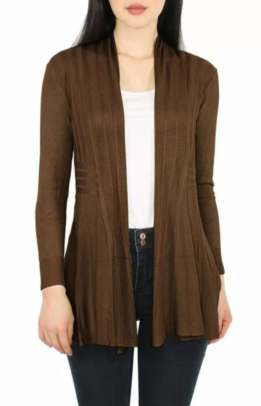 dy_mode Strickjacke Strick Cardigan Damen Strickjacke Einfarbig Feinstrickj günstig online kaufen