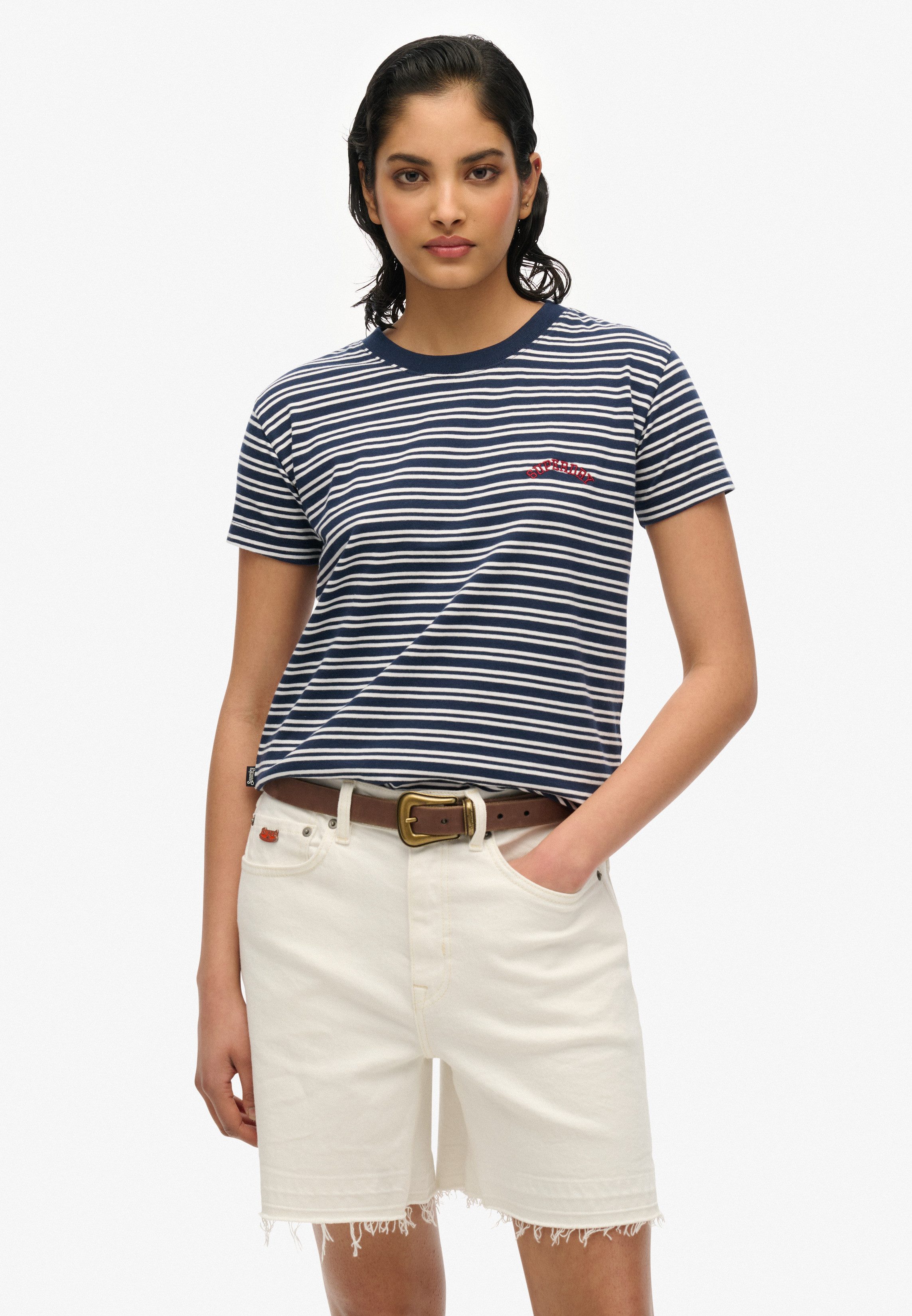 Superdry T-Shirt ESSENTIAL LOGO STR FITTED günstig online kaufen