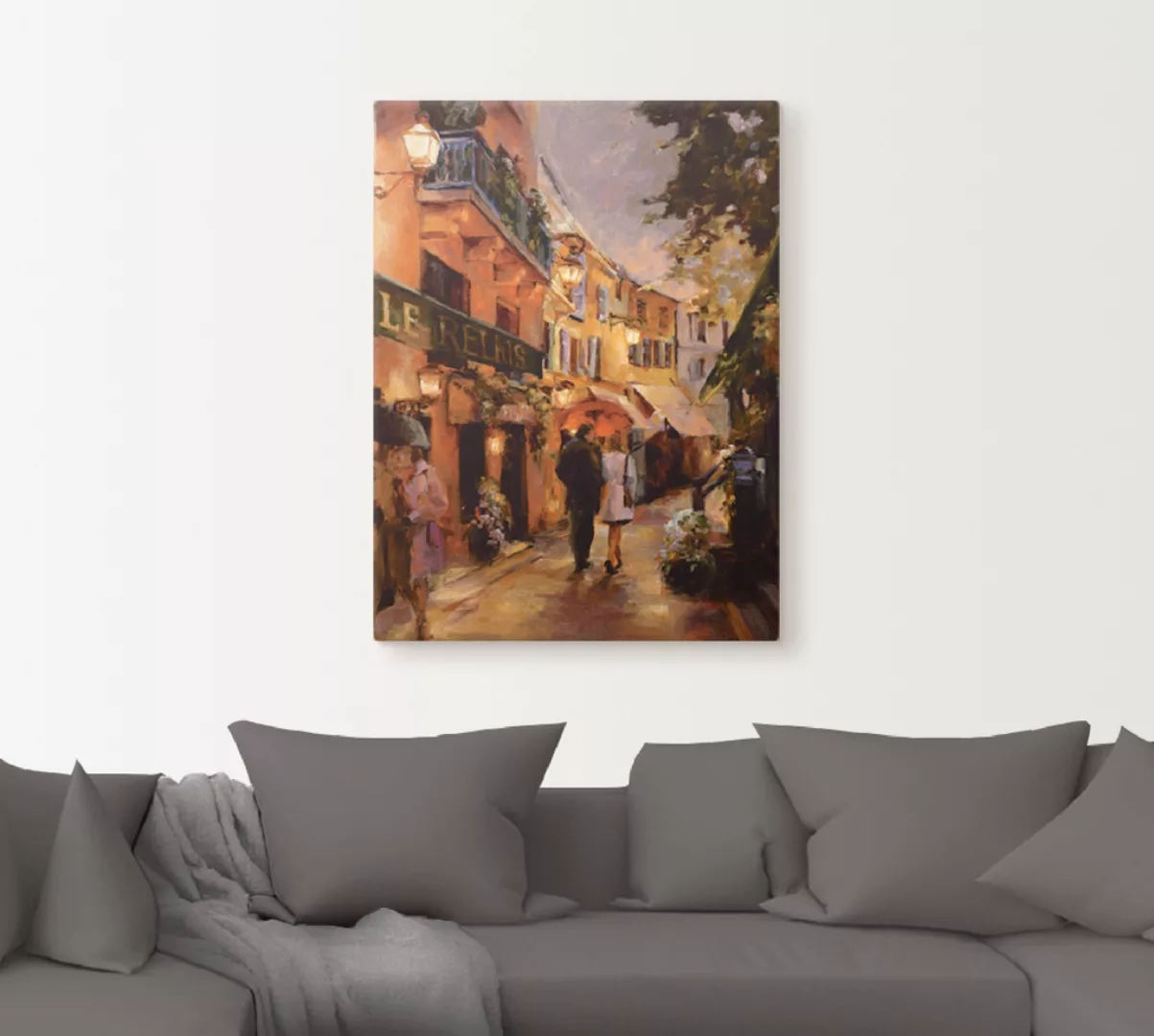 Artland Wandbild "Abend in Paris I", Frankreich, (1 St.) günstig online kaufen