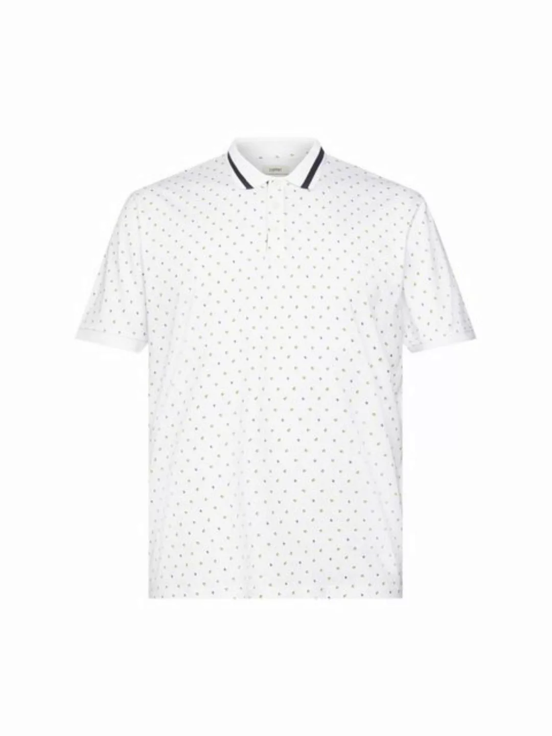 Esprit Poloshirt Poloshirt mit Allover-Muster günstig online kaufen