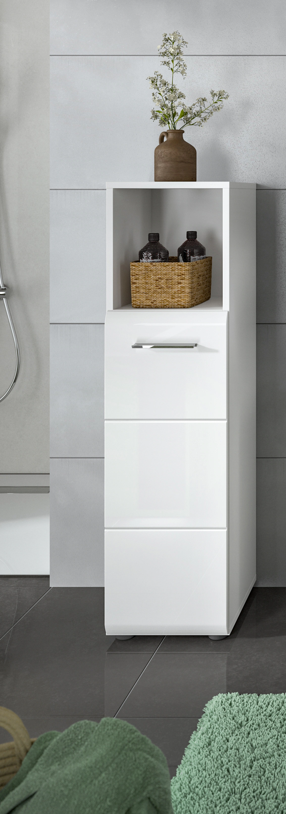 INOSIGN Midischrank "FLORENZ, TOPSELLER, Höhe 110 cm, 1 Tür, 2 Fachböden, 1 günstig online kaufen