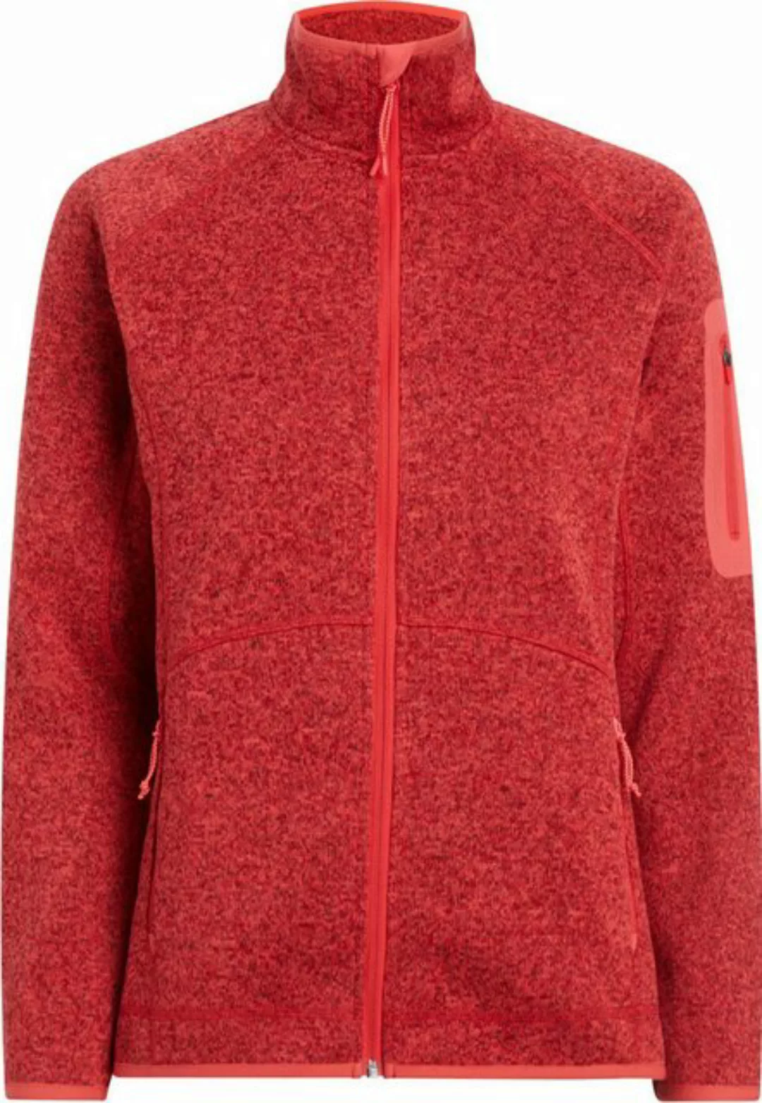 McKINLEY Fleecejacke Da.-Unterjacke Skeena wms MELANGE/RED/RED günstig online kaufen