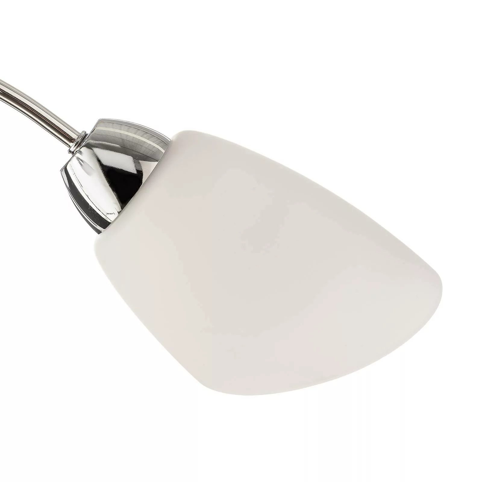Deckenlampe Varietta mit Glasschirmen, chrom 3-fl. günstig online kaufen