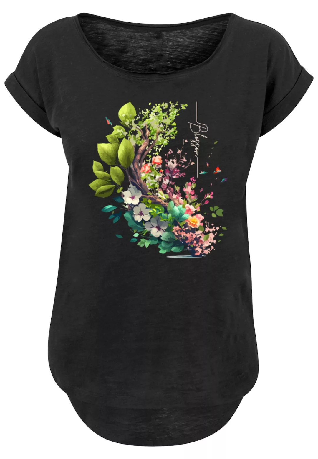 F4NT4STIC T-Shirt "Baum mit Blumen", Print günstig online kaufen