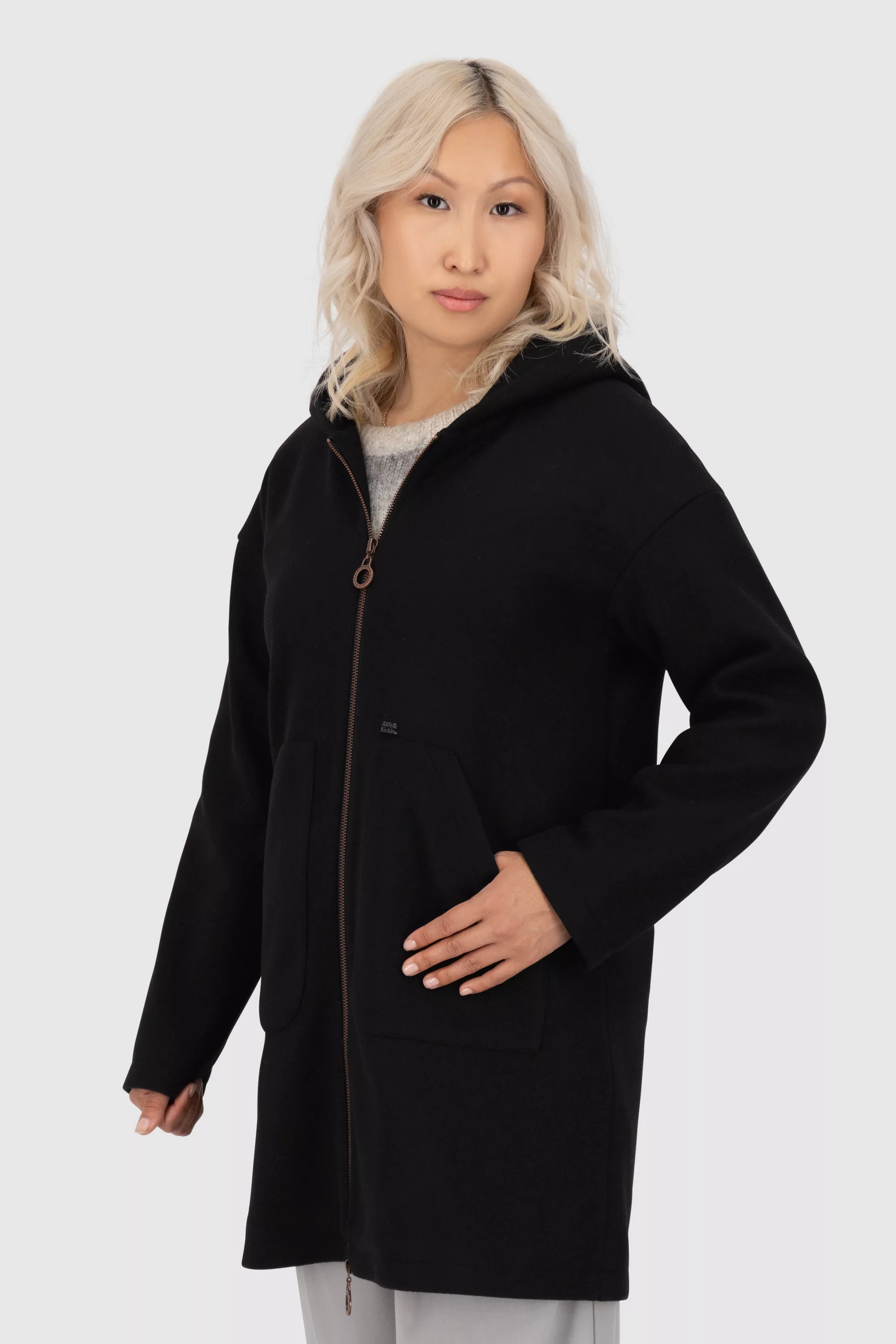 Alife & Kickin Winterjacke "LilithAK J Felt Coat Damen" günstig online kaufen