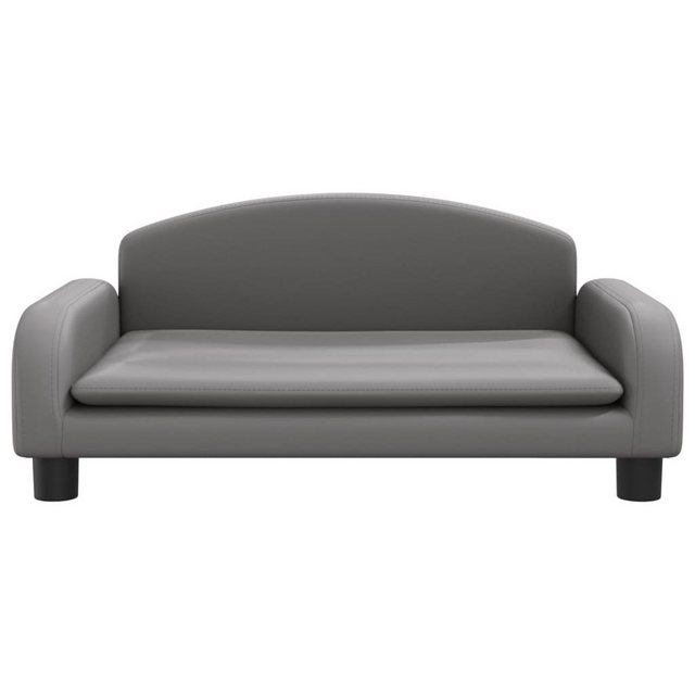 vidaXL Kindersofa Kindersofa Grau 70x45x30 cm Kunstleder Kindercouch Kinder günstig online kaufen