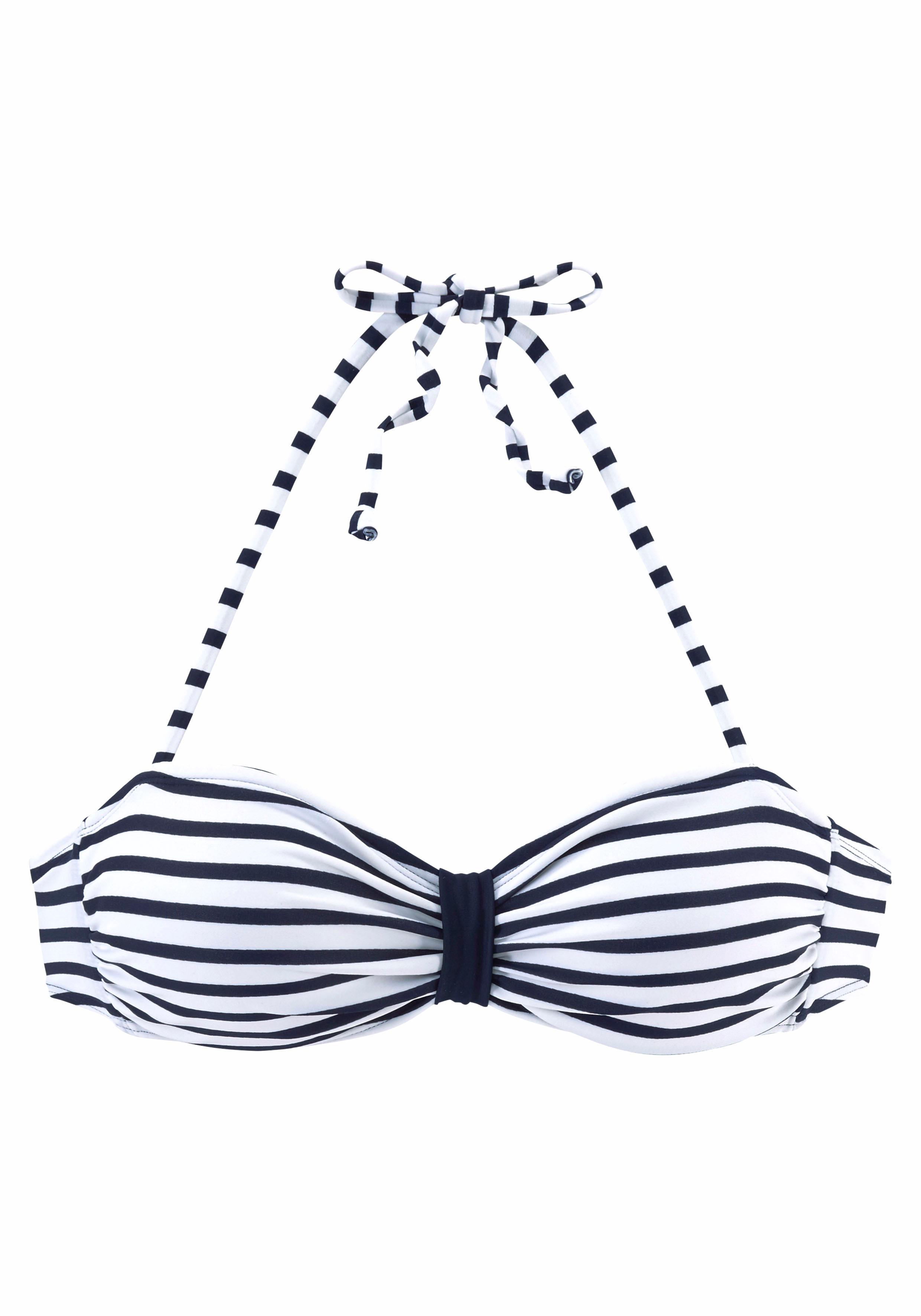 Venice Beach Bandeau-Bikini-Top "Summer", mit kontrastfarbener Schlaufe günstig online kaufen