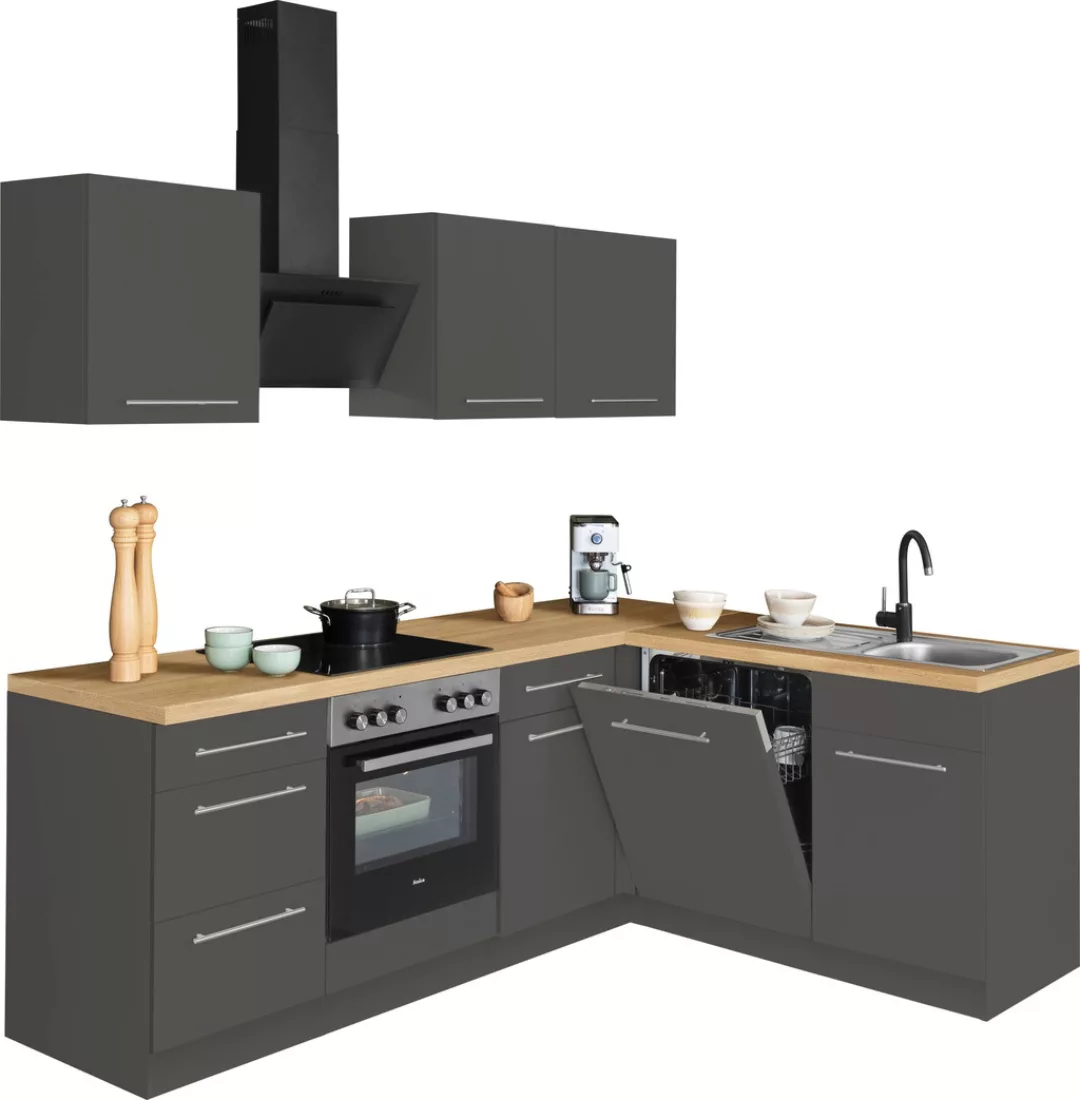 wiho Küchen Winkelküche "Unna", ohne E-Geräte, Stellbreite 220 x 170 cm günstig online kaufen