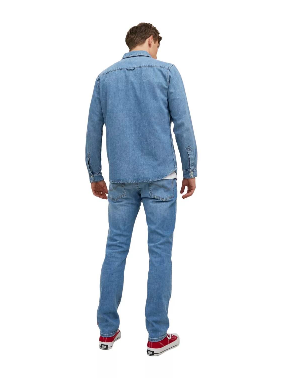 Jack & Jones Herren Jeans JJITIM JJORIGINAL AM 783 - Slim Fit - Blau - Blue günstig online kaufen