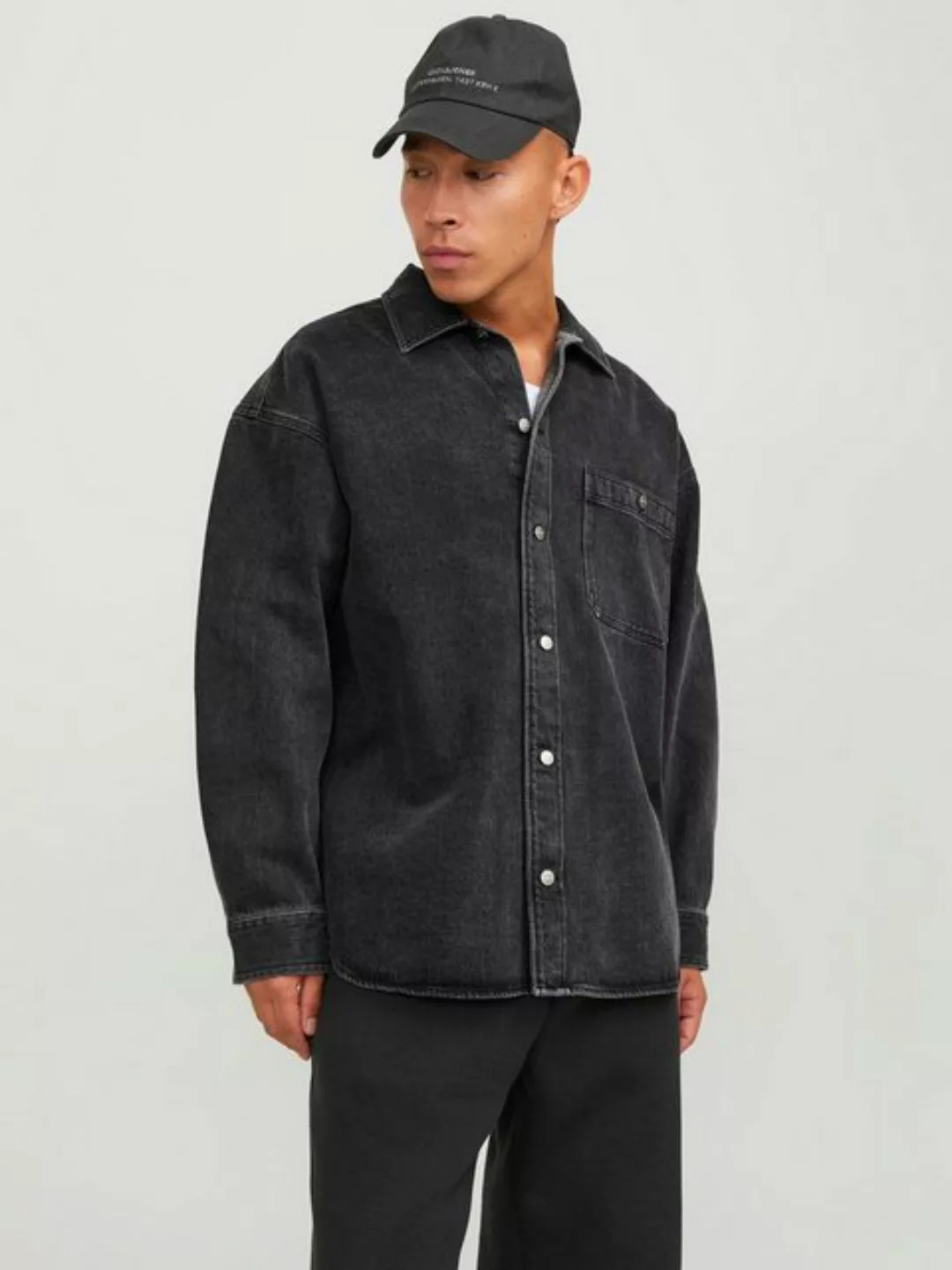 Jack & Jones Langarmhemd JORSANTORINI DENIM OVERSHIRT LS SN günstig online kaufen