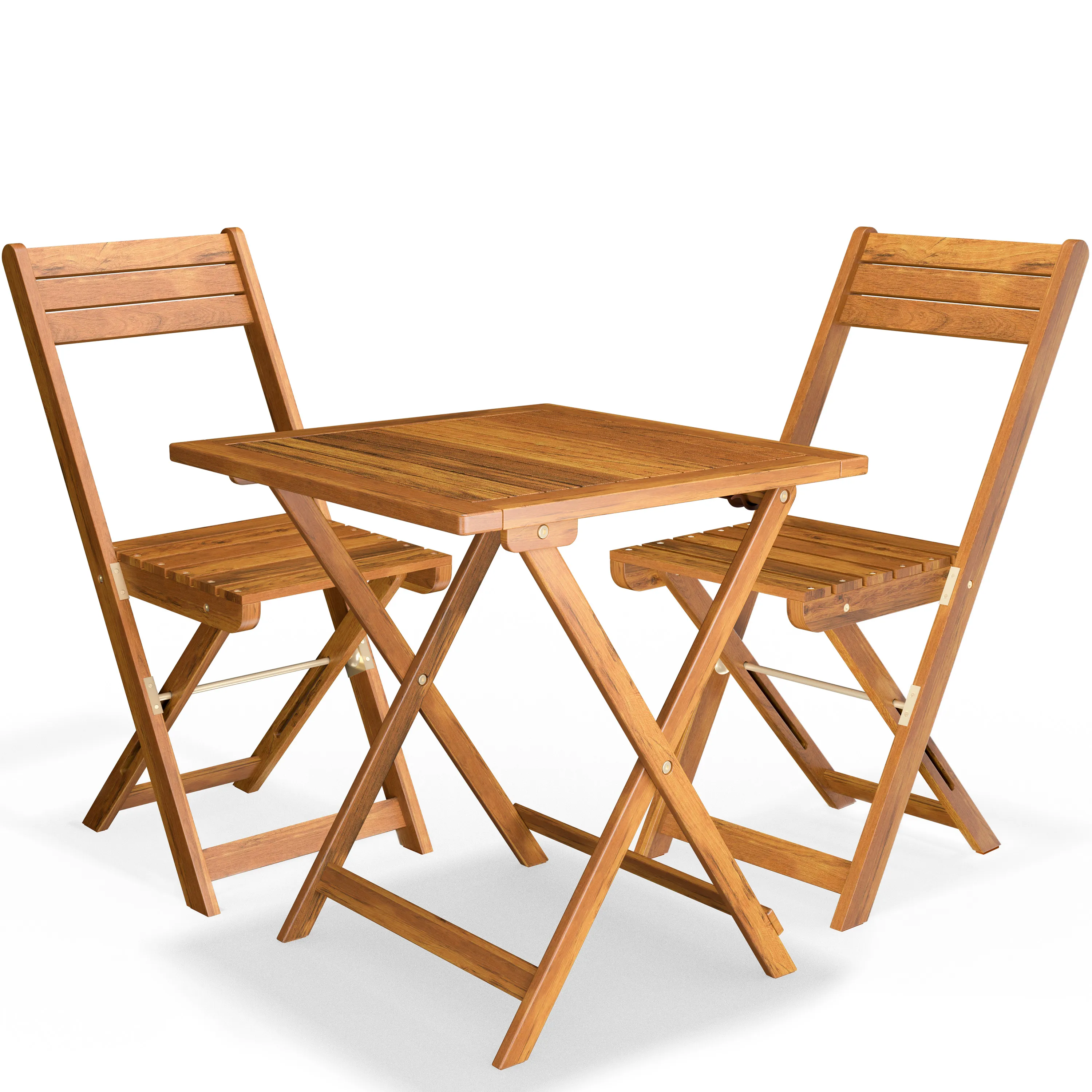 Garten-Sitzgruppe 3-tlg Akazienholz klappbar günstig online kaufen