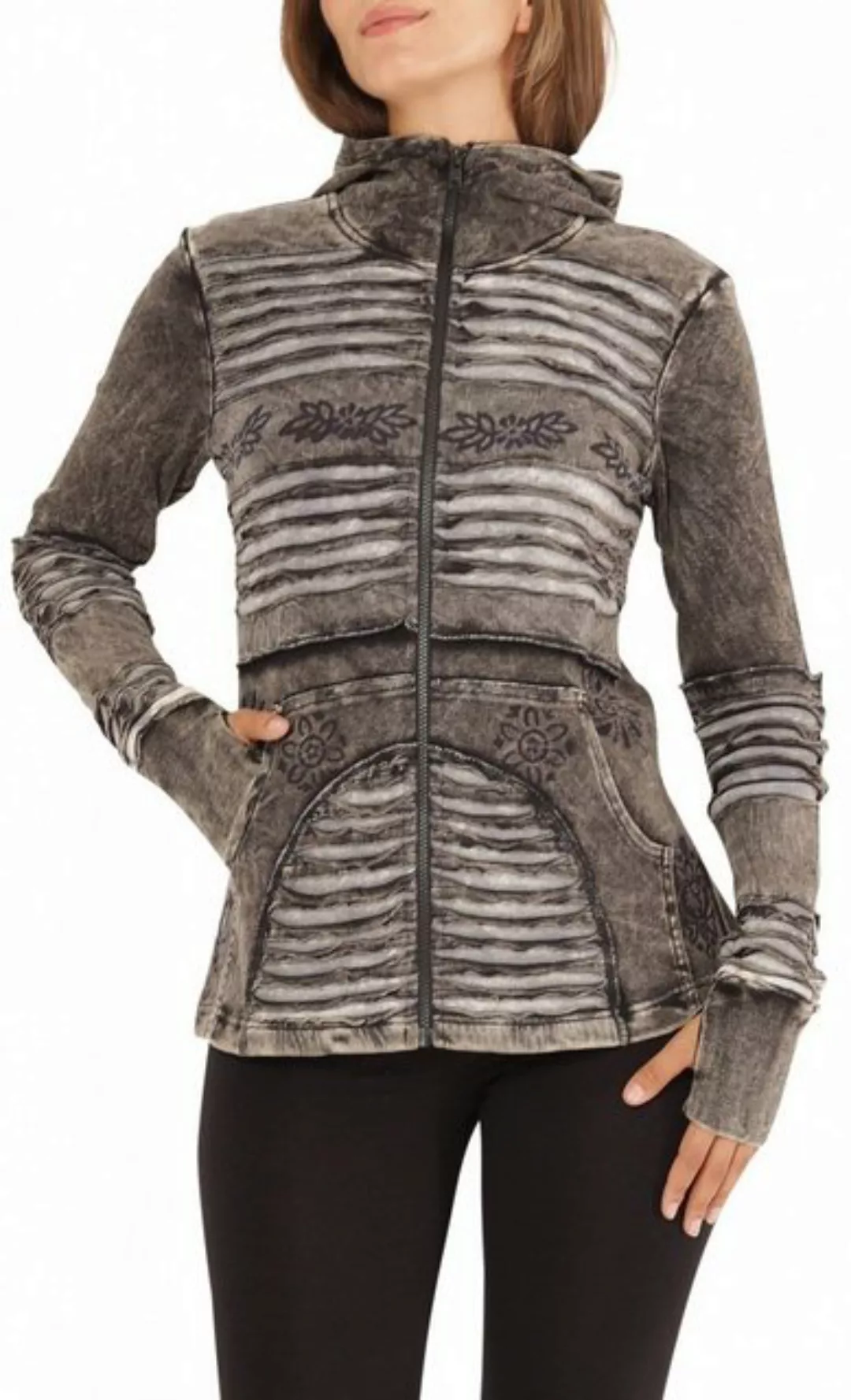 PUREWONDER Kurzjacke Patchwork-Jacke jk21 für Sommer und Übergangszeit günstig online kaufen