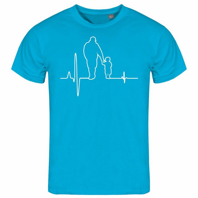 deinshirt Print-Shirt Herren T-Shirt Herzschlag Vater und Sohn Funshirt mit günstig online kaufen
