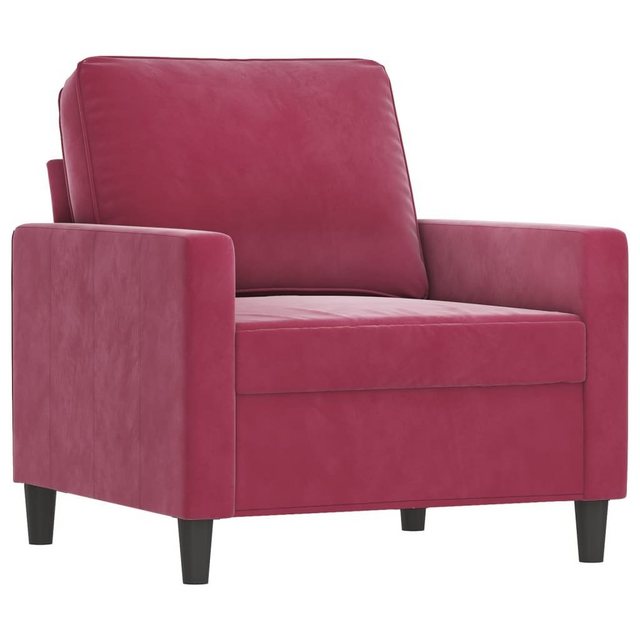 vidaXL Sofa Sessel Weinrot 60 cm Samt günstig online kaufen