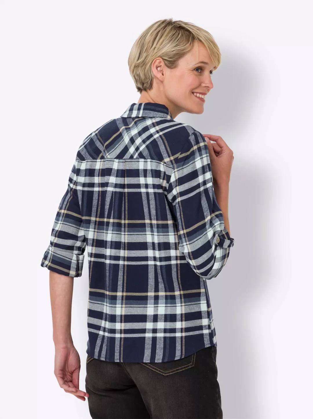 Classic Basics Flanellbluse günstig online kaufen