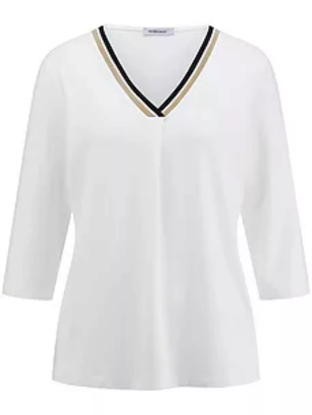 V-Shirt 3/4-Arm Peter Hahn weiss günstig online kaufen