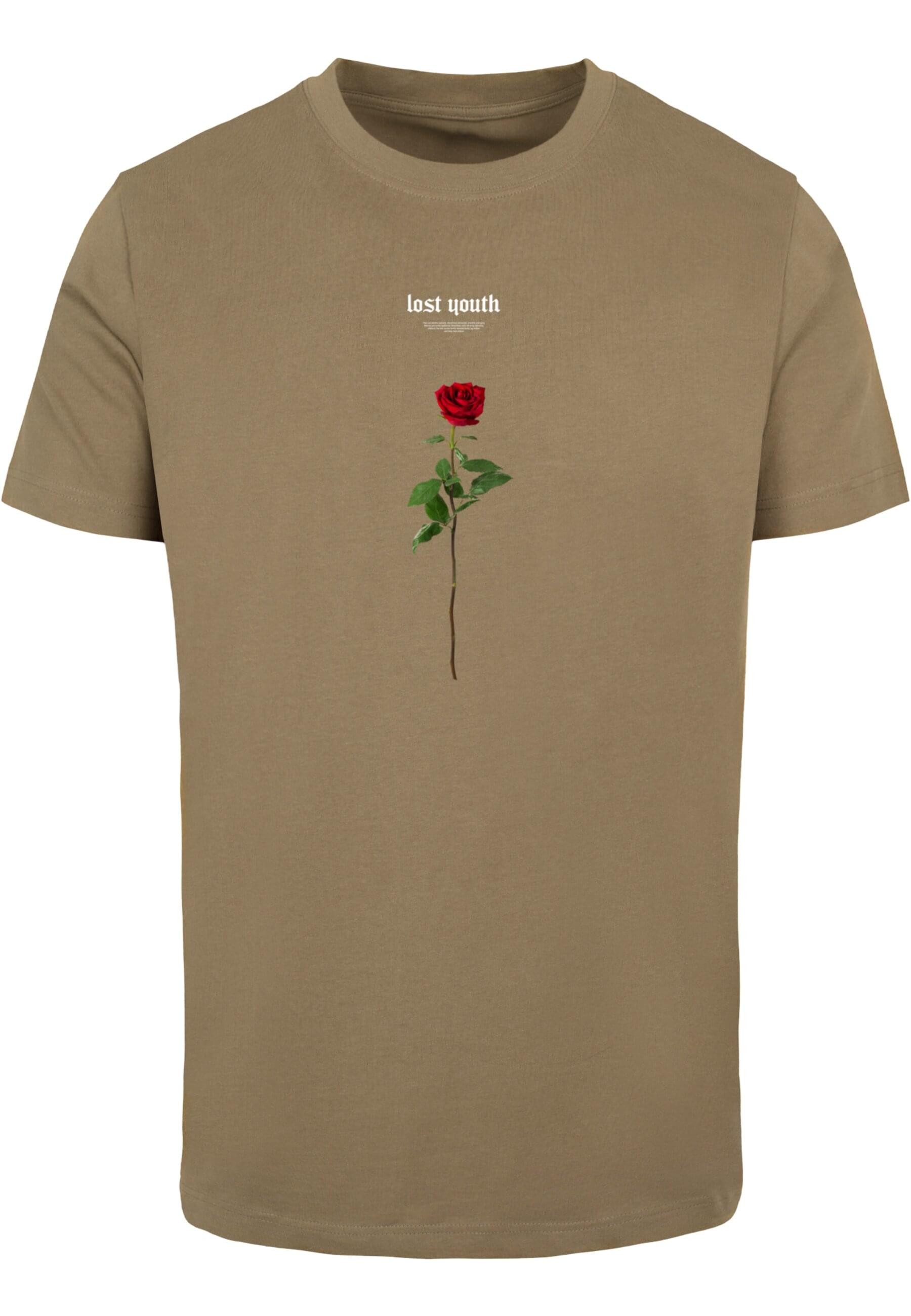 MisterTee Kurzarmshirt "MisterTee Herren Lost Youth Rose Tee", (1 tlg.) günstig online kaufen