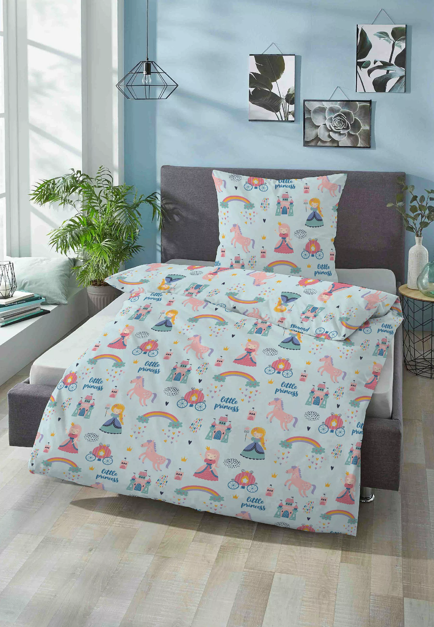 Biberna Bettwäsche kleine Prinzessin, Feinbiber, 2 günstig online kaufen