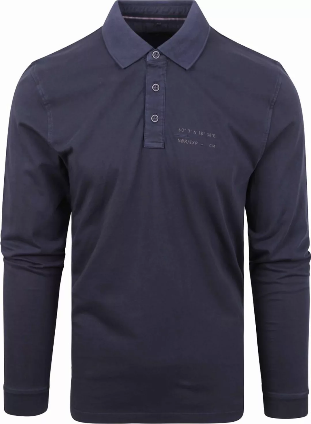 CASAMODA Langarm-Poloshirt "CASAMODA Polo-Shirt Langarm uni" günstig online kaufen