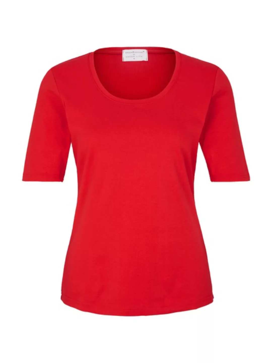 "Green Cotton" T-shirt Rot günstig online kaufen