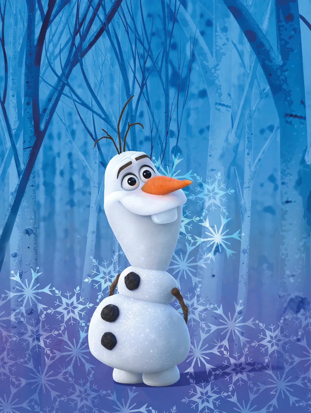 Komar Wandbild Frozen Olaf Crystal 30 x 40 cm günstig online kaufen