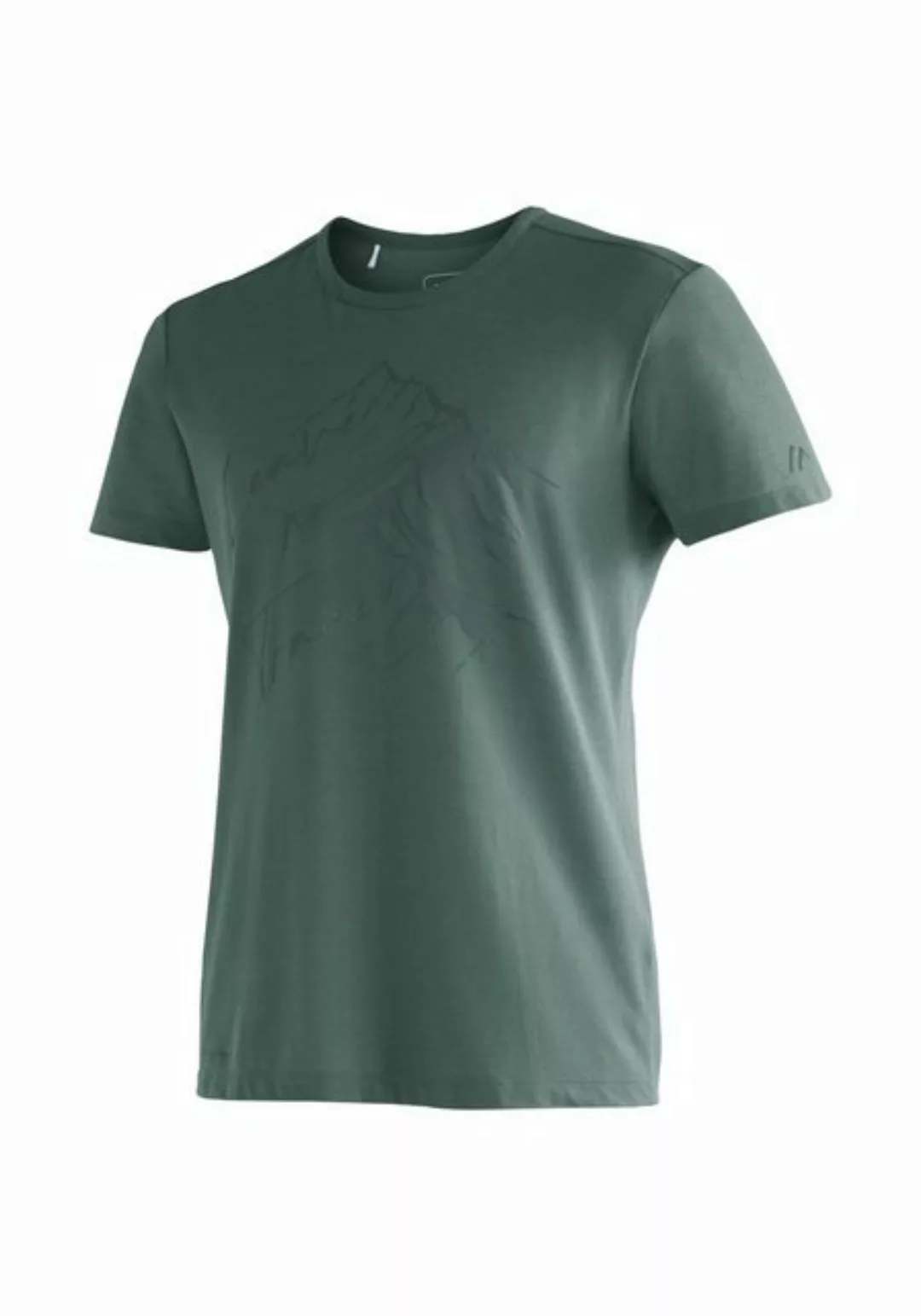 Maier Sports T-Shirt Burgeis 17 M Herren Kurzarmshirt mit Print für Wandern günstig online kaufen
