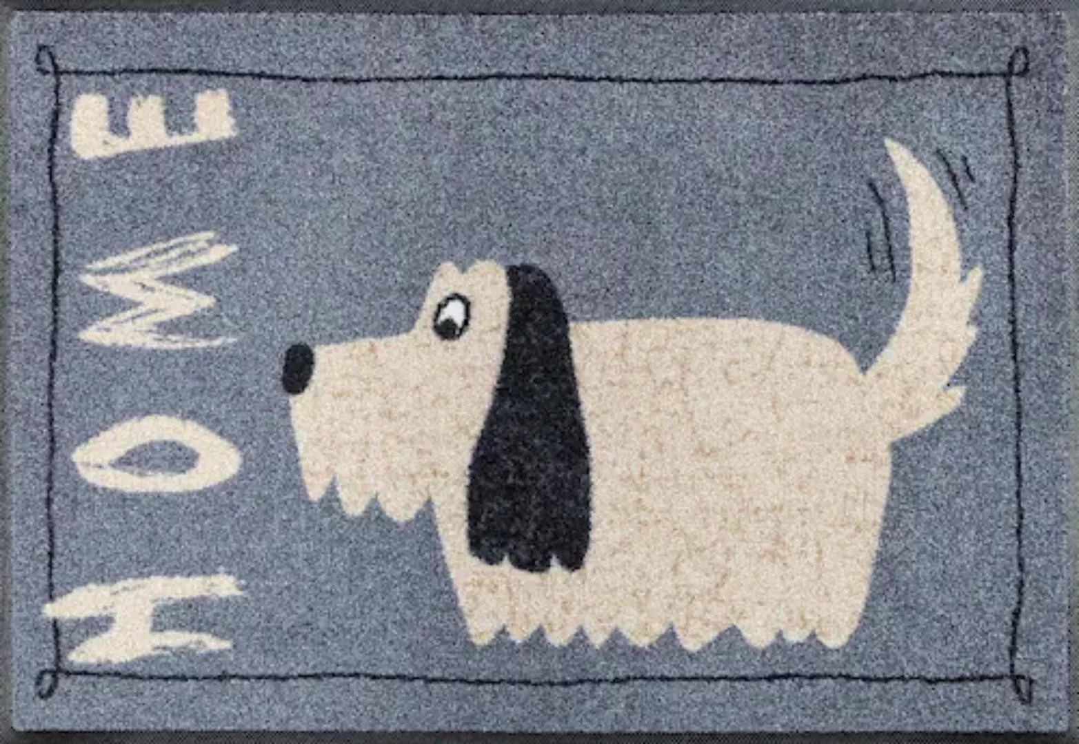wash+dry by Kleen-Tex Fußmatte »Doggy Home«, rechteckig günstig online kaufen