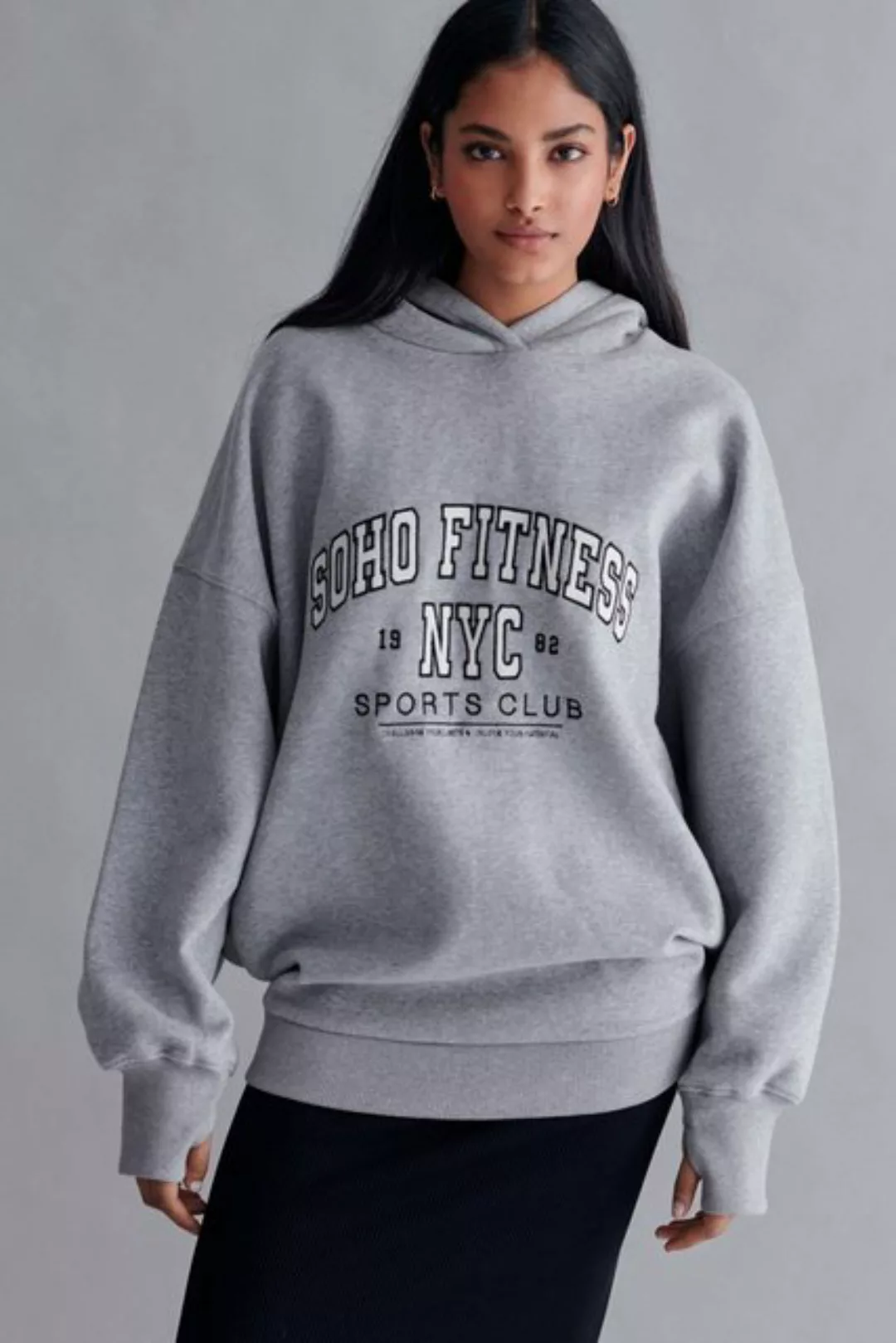 Next Kapuzensweatshirt Oversized Fit Active Hoodie (1-tlg) günstig online kaufen