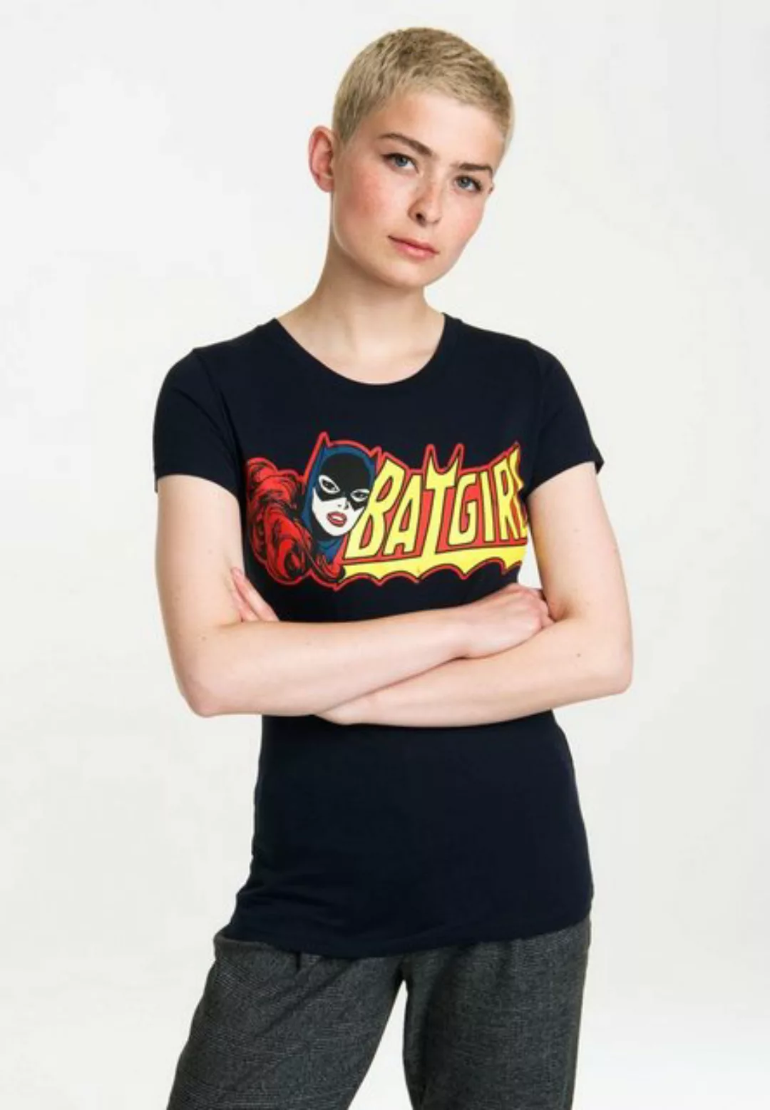 LOGOSHIRT T-Shirt Batgirl mit coolem Frontdruck günstig online kaufen