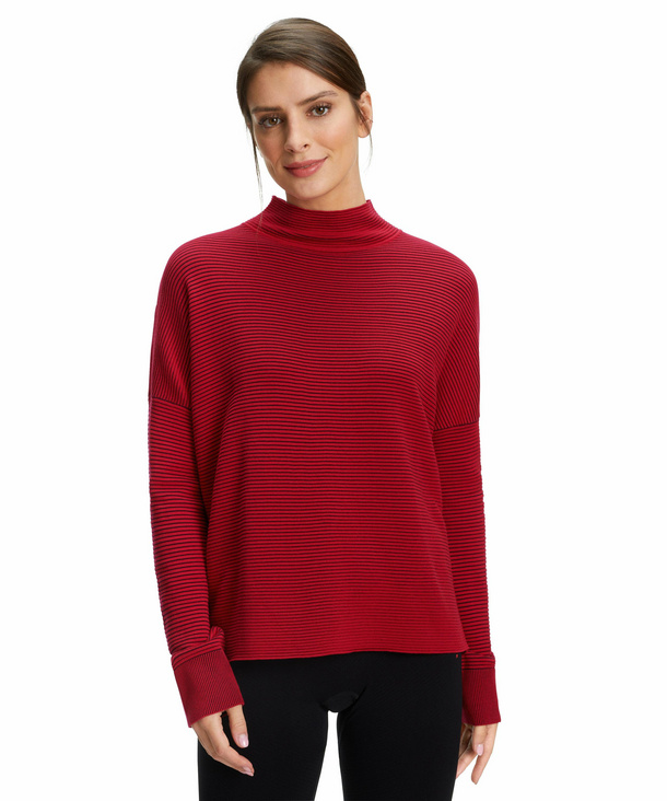 FALKE Damen Pullover Stehkragen, XS-S, Rot, 37945-815401 günstig online kaufen