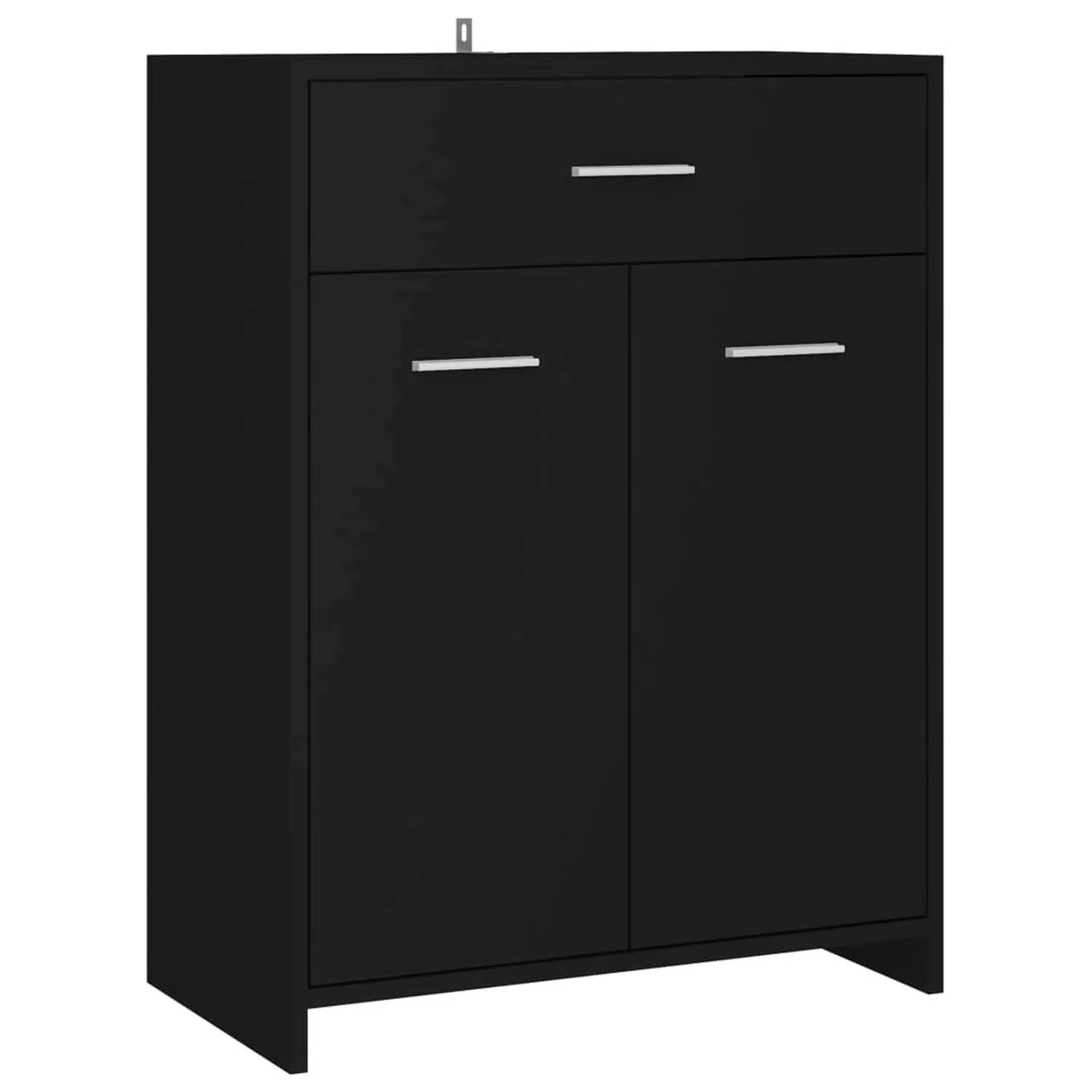 Badezimmerschrank Schwarz 60x33x80 Cm Spanplatte günstig online kaufen