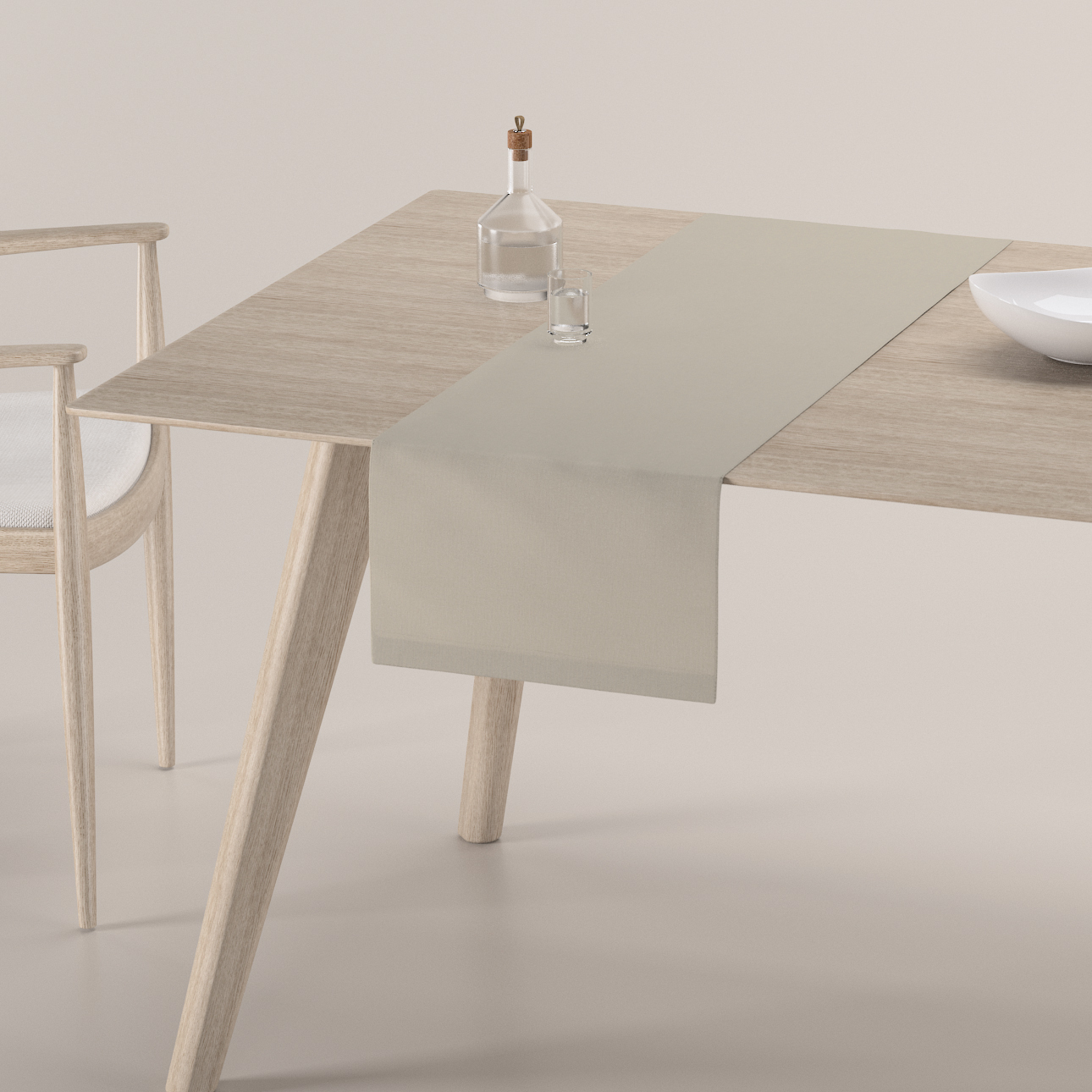 Tischläufer, grau-beige, 40 x 130 cm, Leinen (159-15) günstig online kaufen