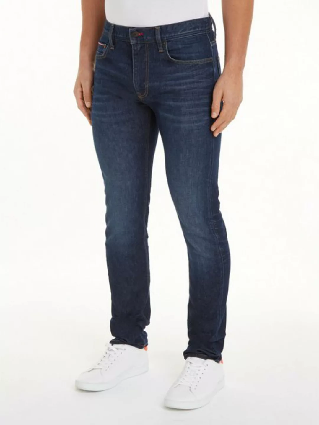 Tommy Hilfiger Slim-fit-Jeans "SLIM BLEECKER PSTR CROW BLACK" günstig online kaufen