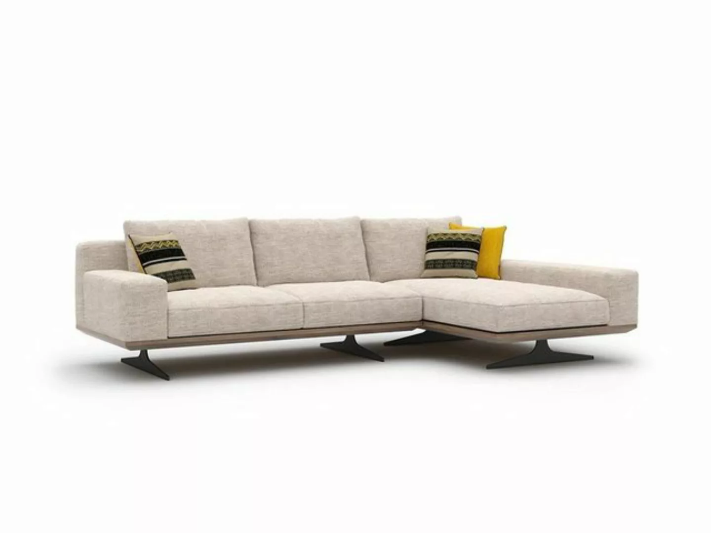 JVmoebel Ecksofa Designer Ecksofa L-Form Couch Wohnzimmer Polster Textil Ne günstig online kaufen