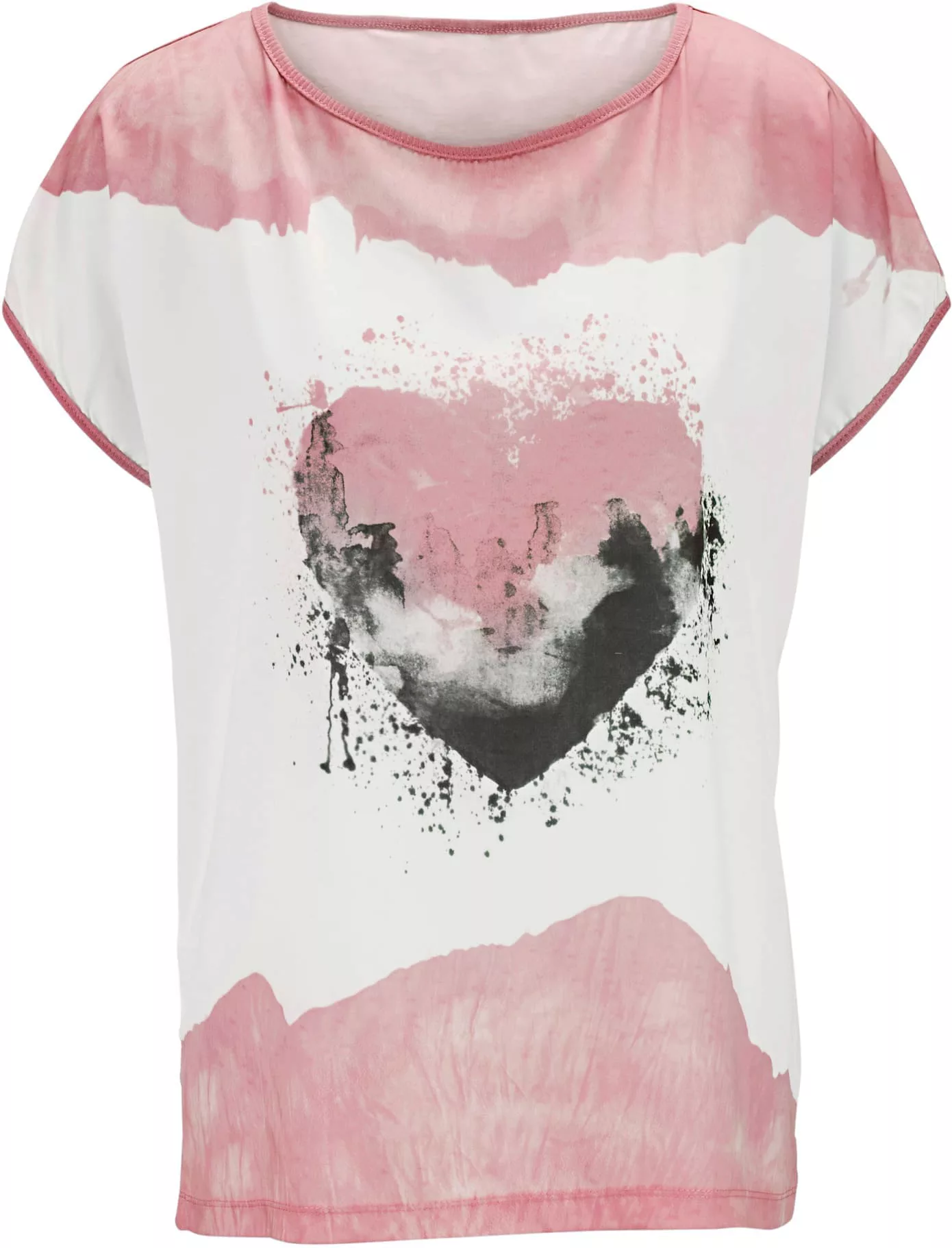 heine Rundhalsshirt "Druck-Shirt", (1 tlg.) günstig online kaufen