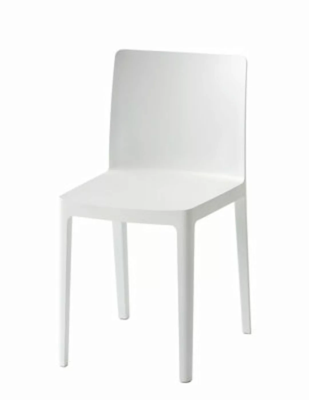 Stuhl Elementaire plastikmaterial weiß - Hay - Weiß günstig online kaufen