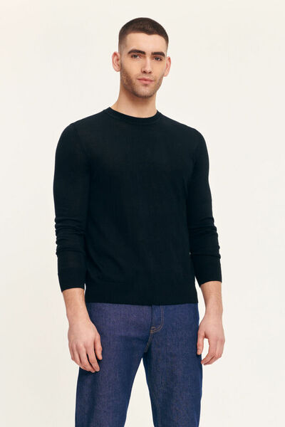 Merino-strickpullover - Flemming Crew Neck günstig online kaufen