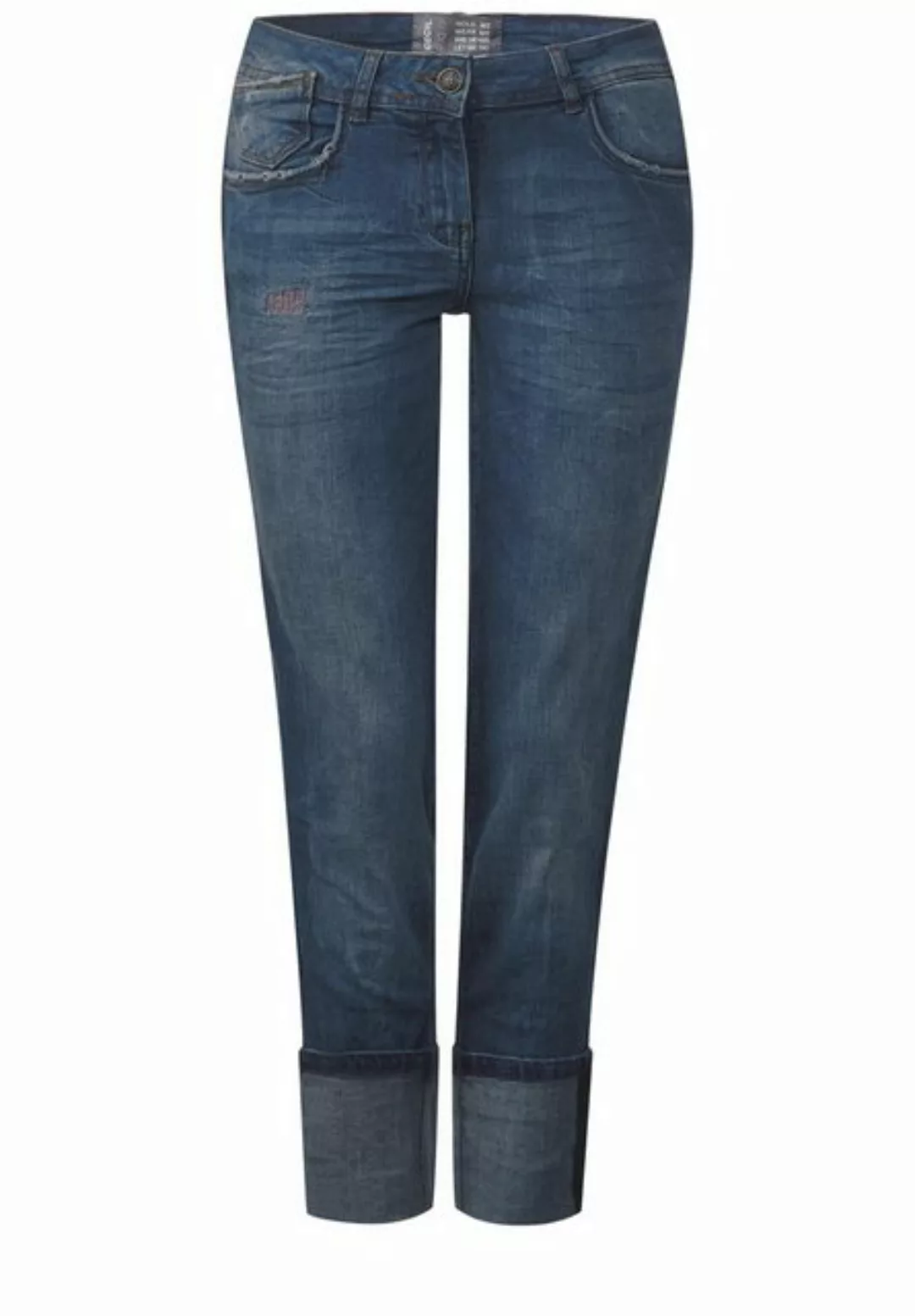 Cecil 5-Pocket-Jeans Used Look Denim Charlize günstig online kaufen