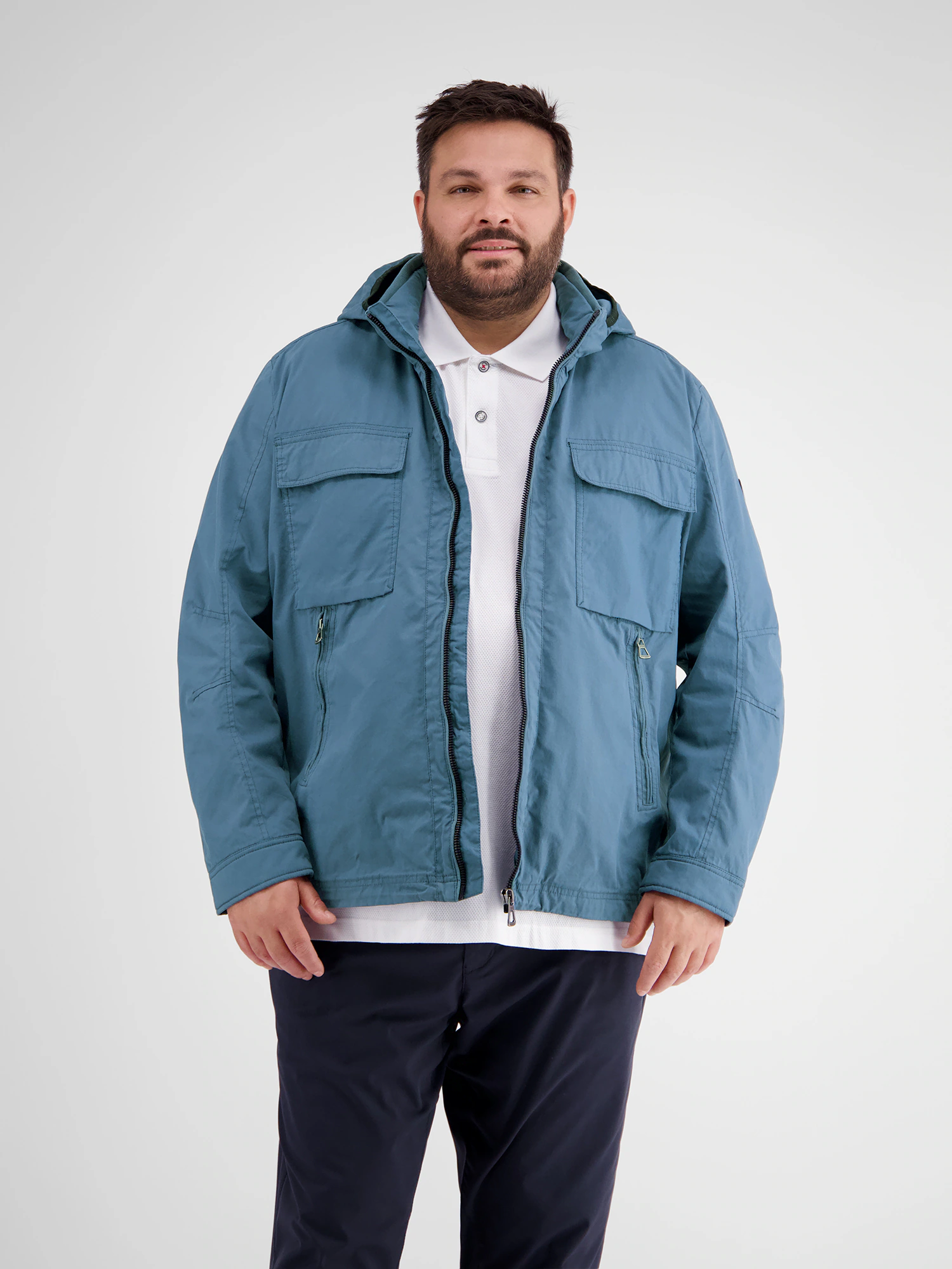 LERROS Outdoorjacke "LERROS Blouson mit abnehmbarer Kapuze", mit Kapuze, Ke günstig online kaufen
