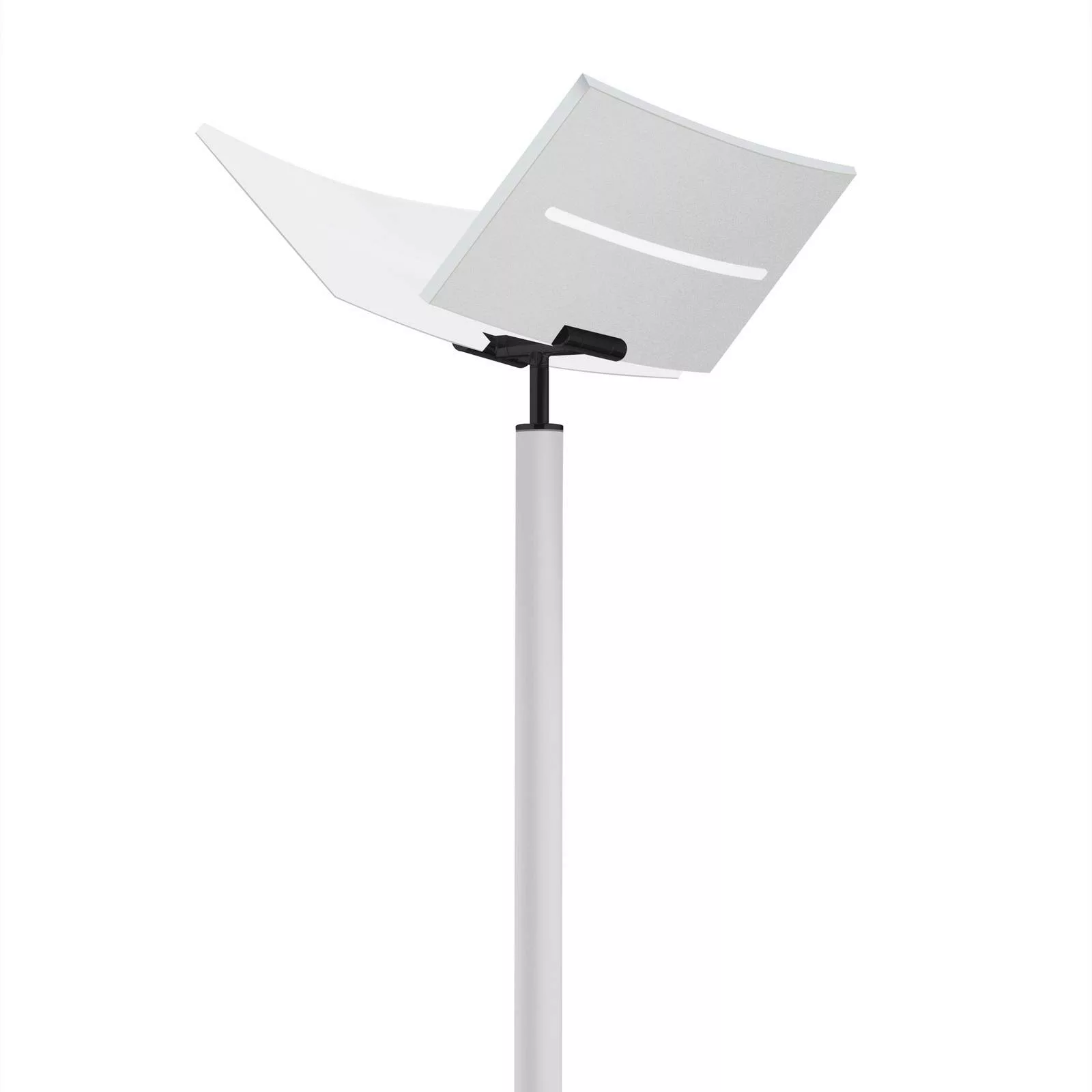 LED-Stehlampe Evolo CCT mit Leselicht weiß/schwarz günstig online kaufen