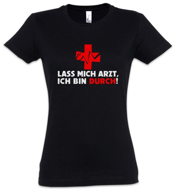 Urban Backwoods Print-Shirt Arzt A Damen T-Shirt Rotes Notarzt Kreuz Doktor günstig online kaufen