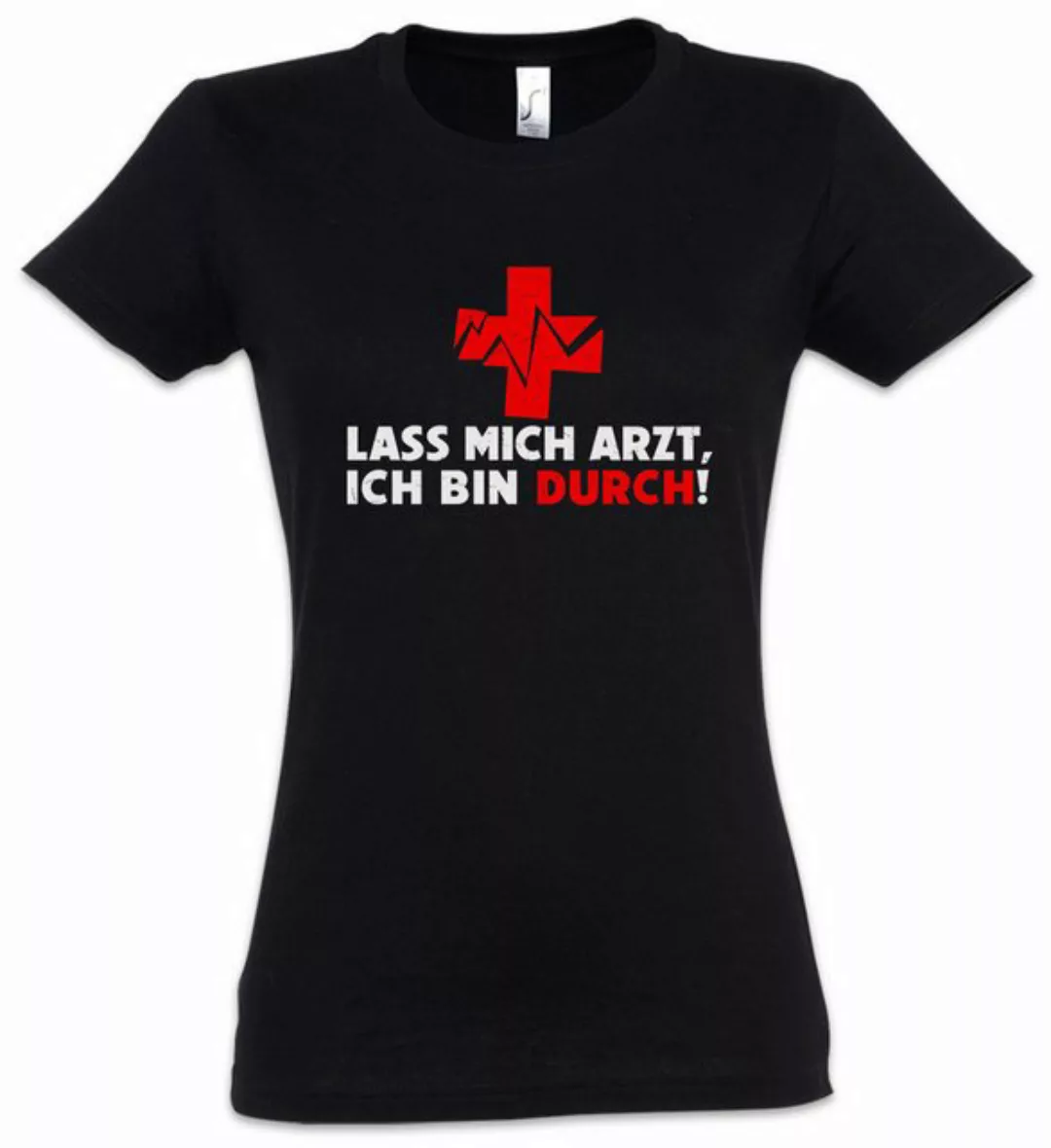 Urban Backwoods Print-Shirt Arzt A Damen T-Shirt Rotes Notarzt Kreuz Doktor günstig online kaufen