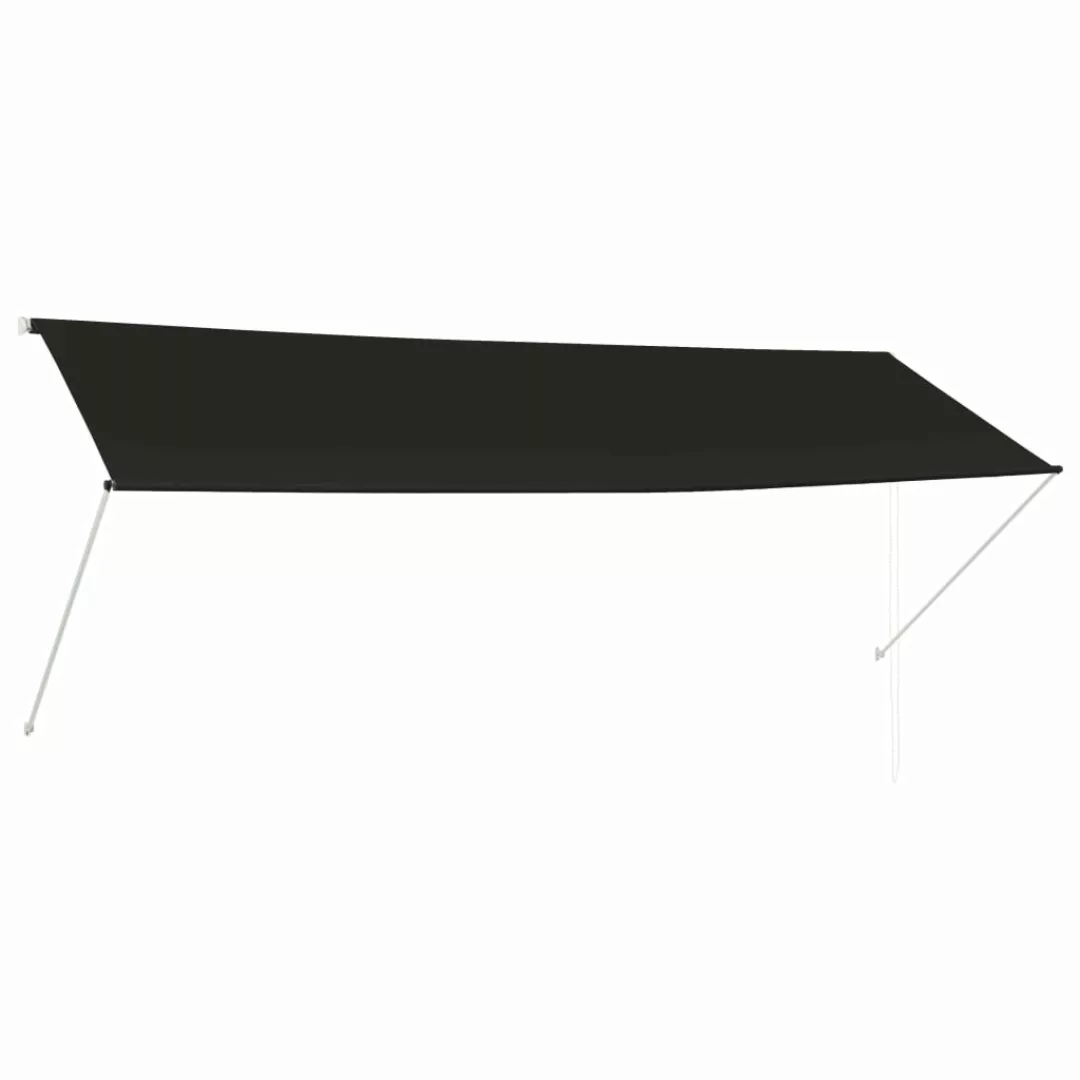 Einziehbare Markise 350×150 Cm Anthrazit günstig online kaufen