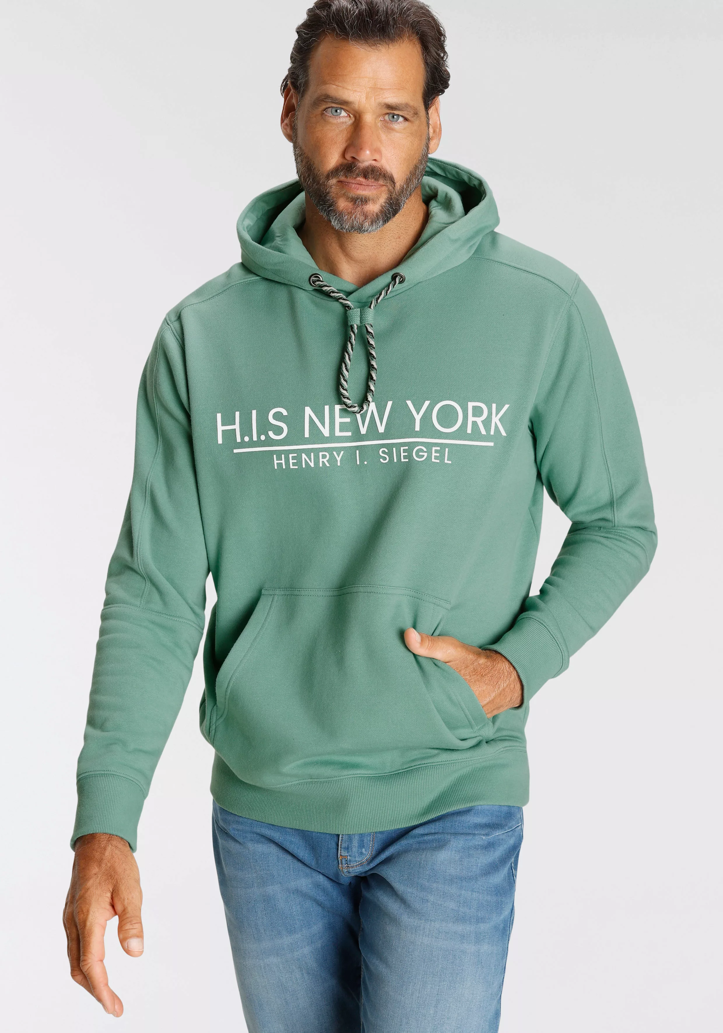 H.I.S Sweatshirt mit mehrfarbiger Kordel günstig online kaufen