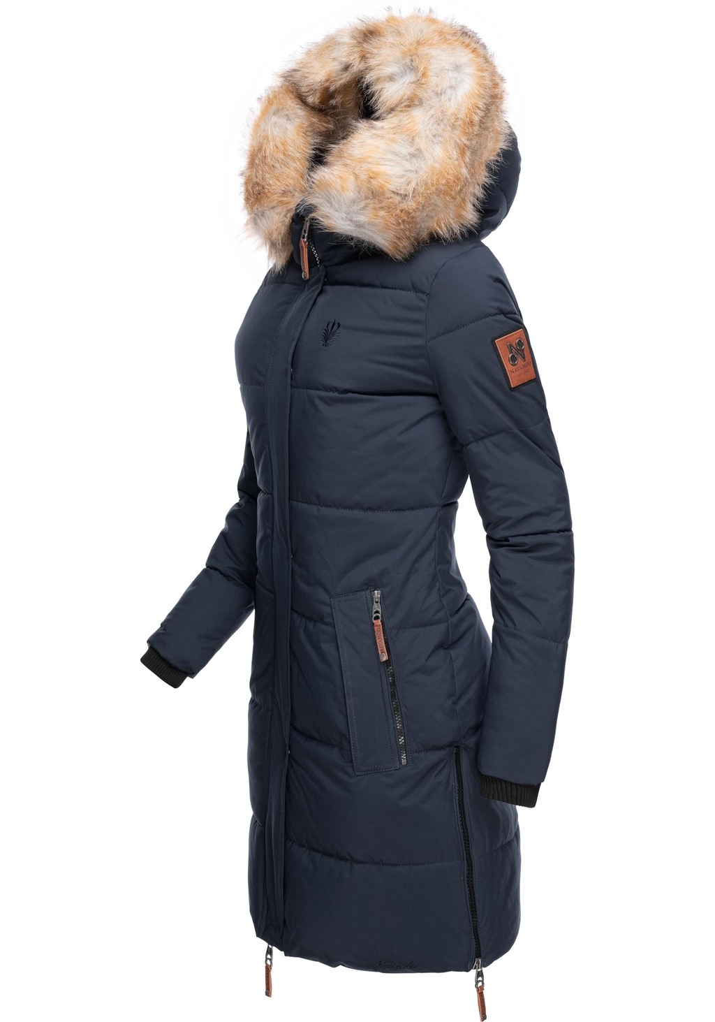 Navahoo Wintermantel "Halina", modischer Damen Winter Steppmantel mit Kapuz günstig online kaufen