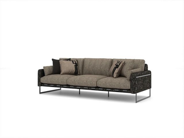 Xlmoebel Sofa Neues hochwertiges Drei-Personen-Sofa aus Stoff für das Wohnz günstig online kaufen