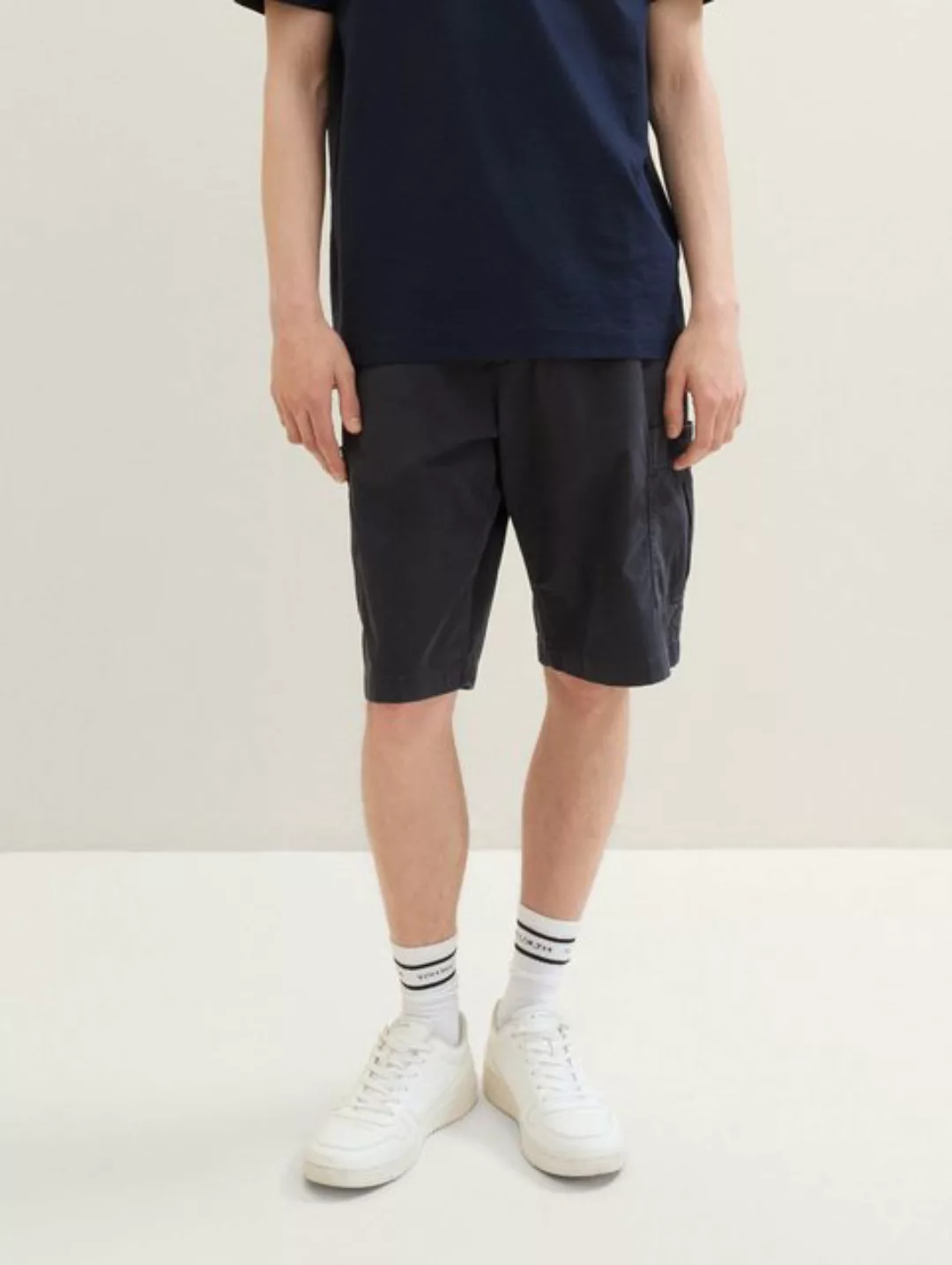 TOM TAILOR Denim Cargoshorts unifarben günstig online kaufen